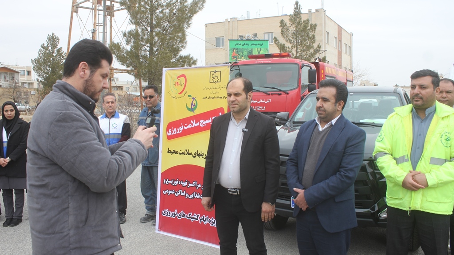 مانور بسیج سلامت نورزی در شهرستان خمین برگزار شد