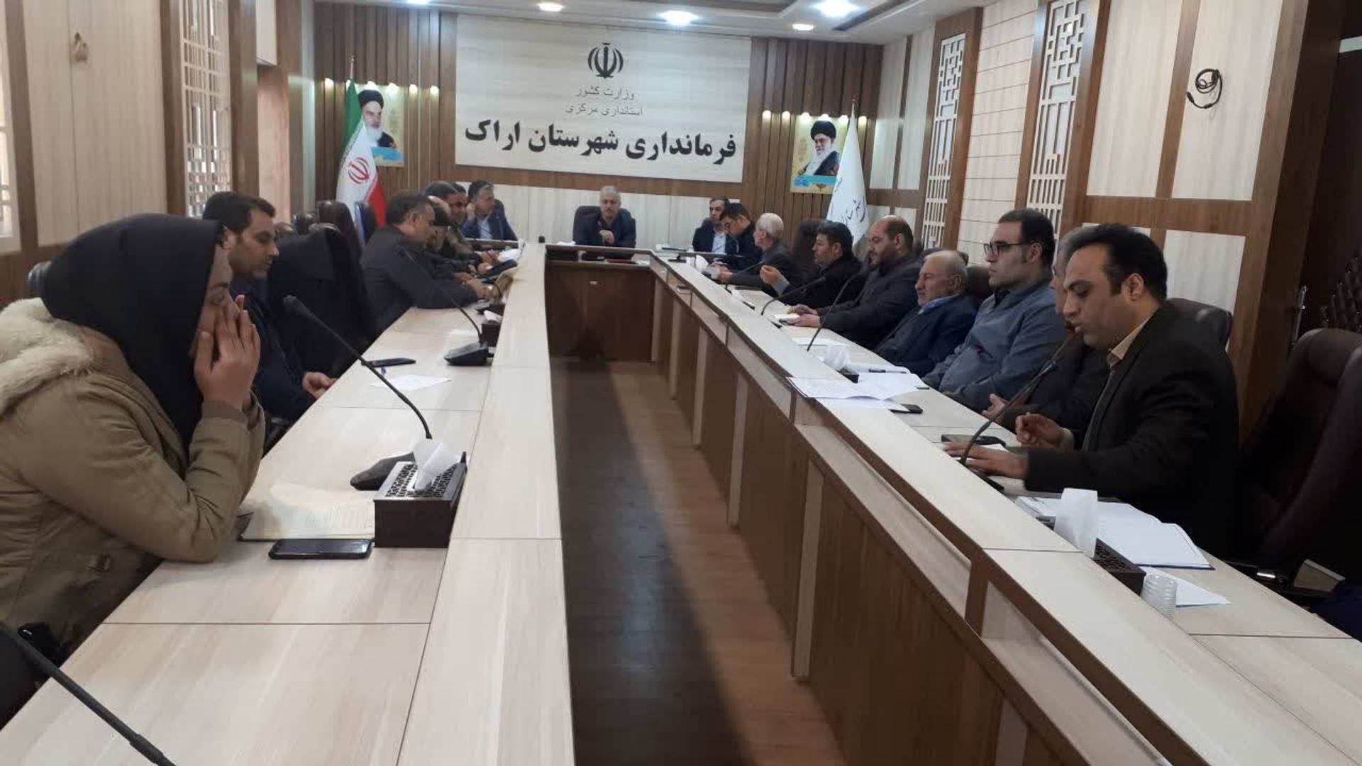 دوازدهمین جلسه کارگروه گندم و آرد ونان شهرستان اراک به ریاست دکتر حمیدی برگزار گردید