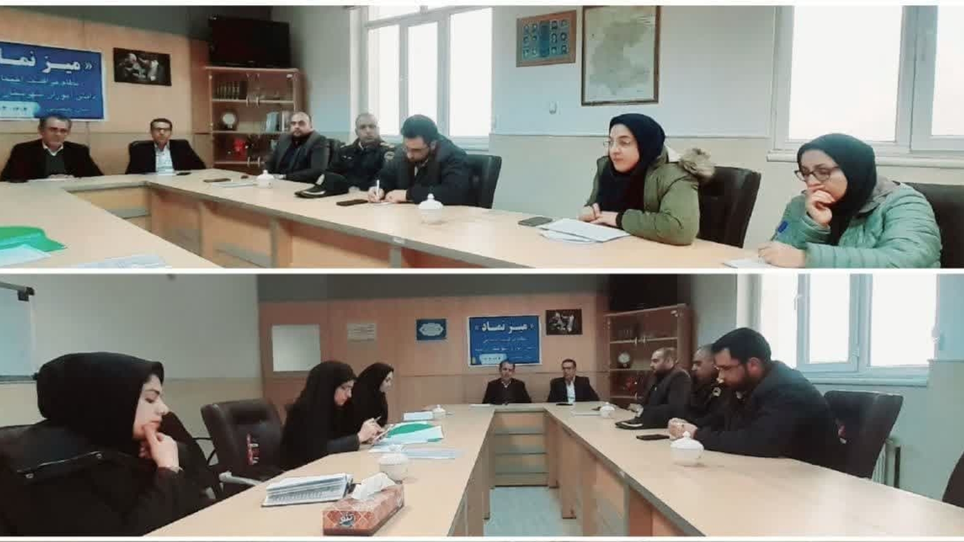 ششمین جلسه میز نماد( نظام مراقبت اجتماعی دانش آموزی) شهرستان زرندیه