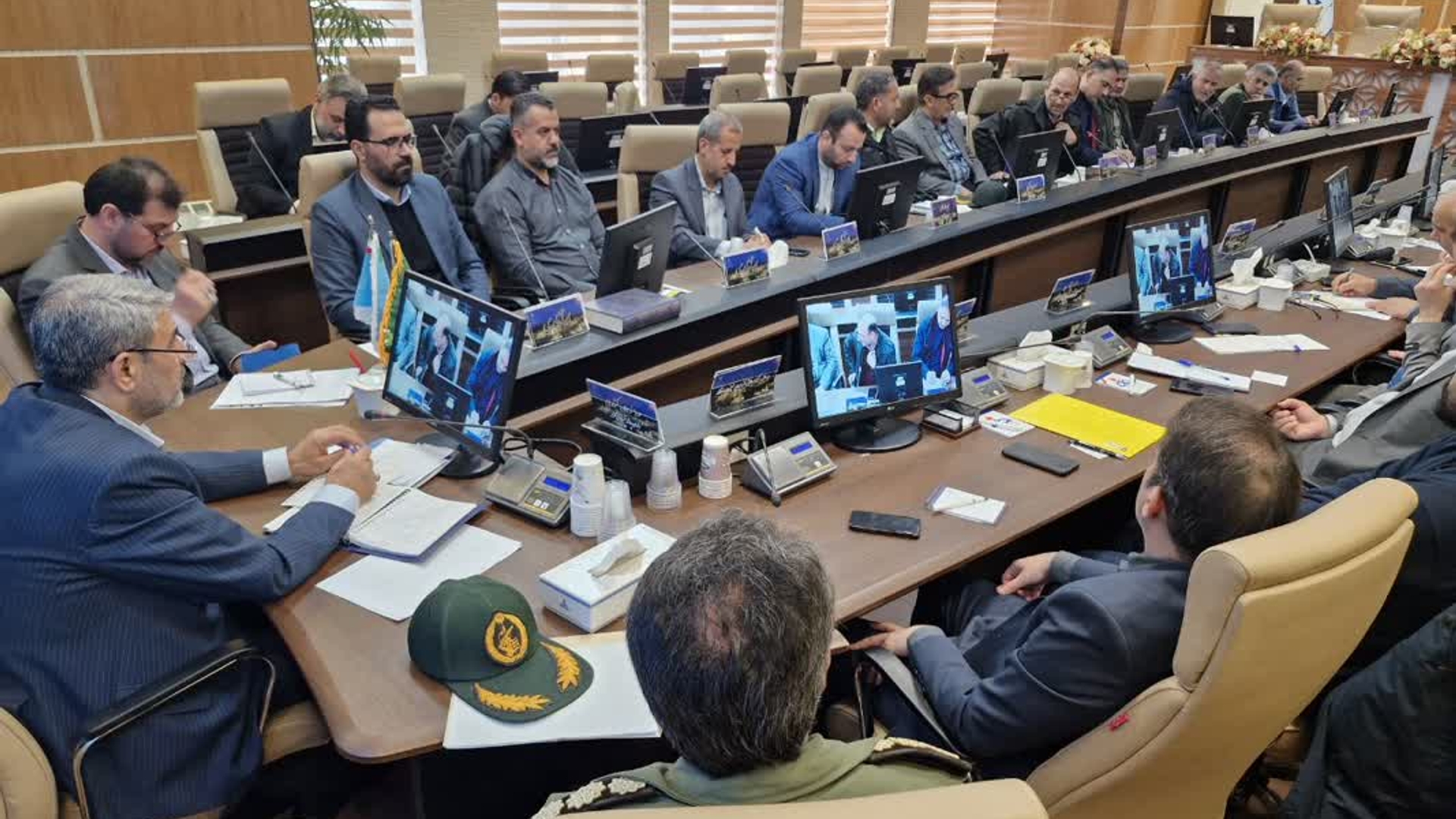 تشکیل جلسه قرارگاه پدافند شیمیایی استان.