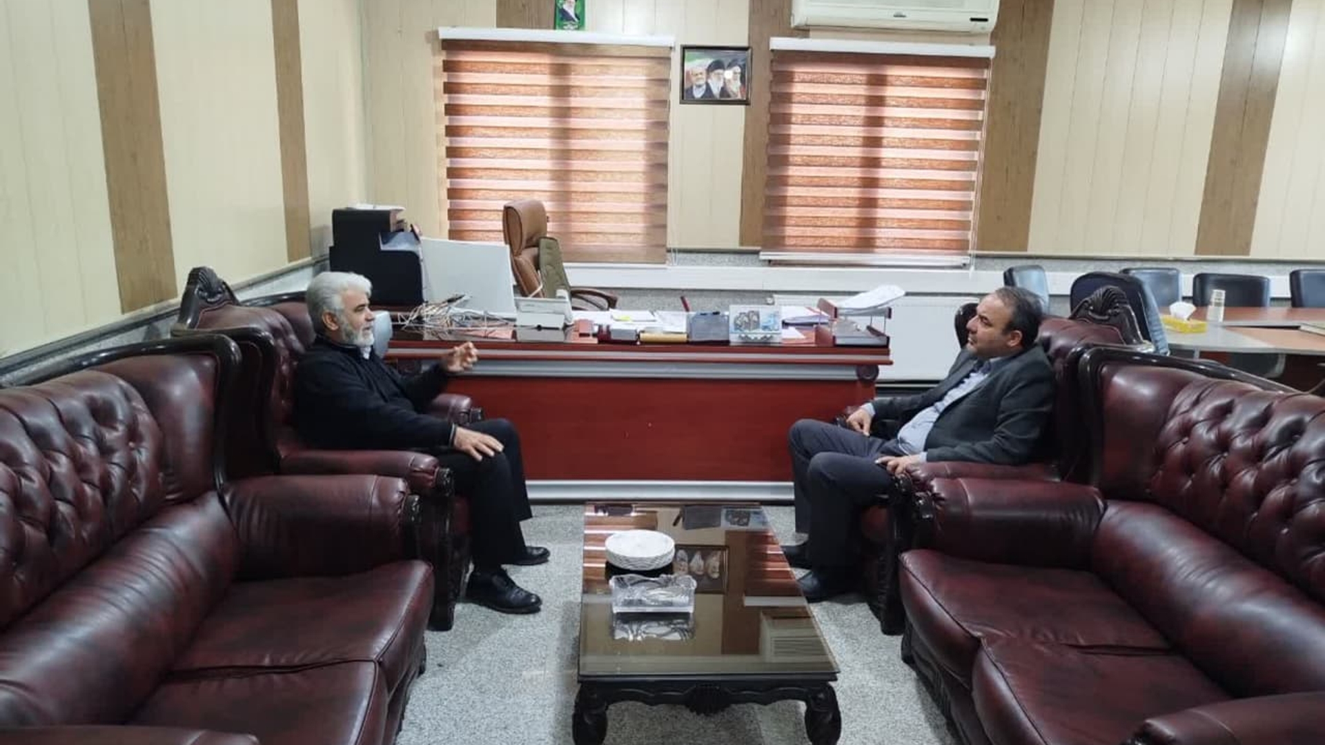 دیدار مدیر جهاد کشاورزی با فرماندار