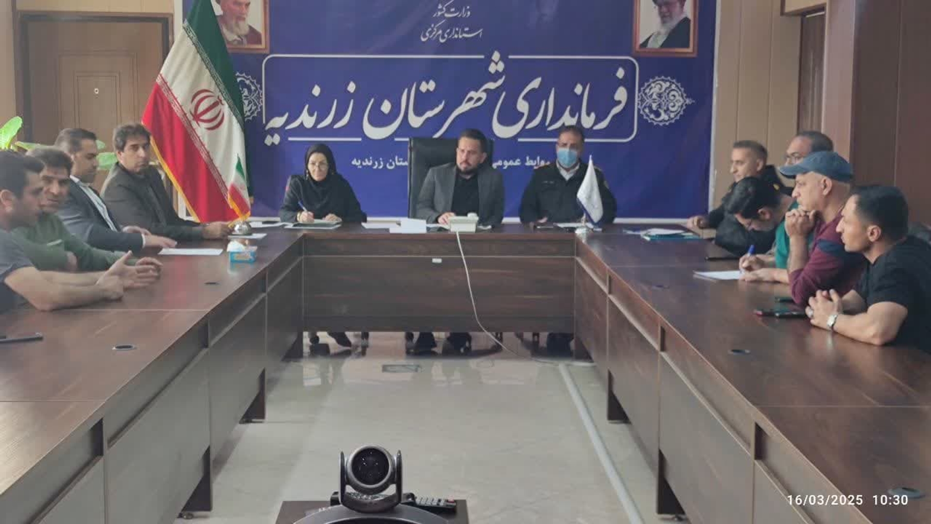 "دوازدهمین جلسه شورای ترافیک شهرستان"