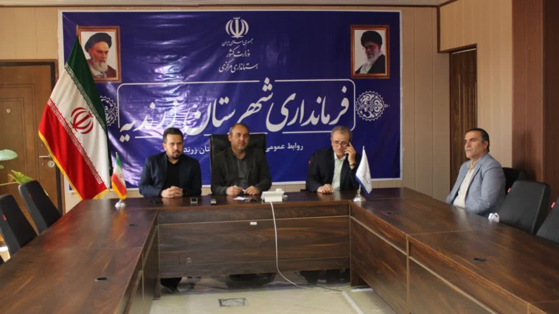 دیدار نوروزی بخشدار زاویه با فرماندار