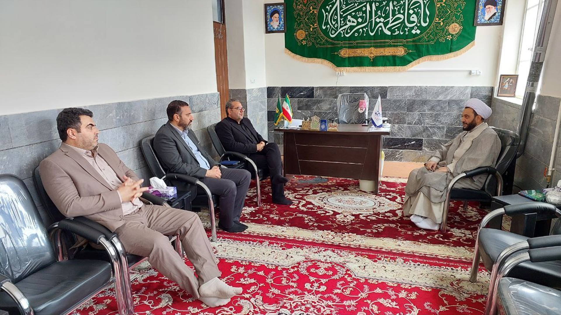 دیدار نوروزی سرپرست فرمانداری شهرستان محلات با ائمه‌ی جمعه شهرهای محلات و نیم‌ور