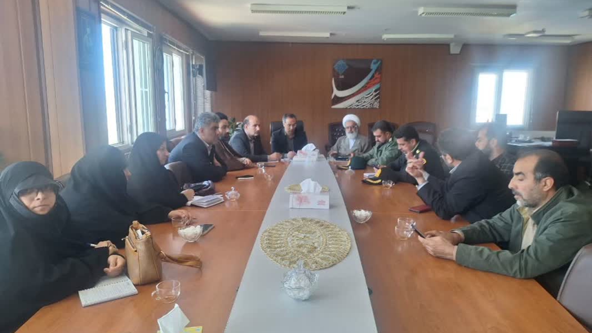 جلسه کارگروه کنترل و پیشگیری از آسیب های اجتماعی و عفاف و حجاب شهرستان برگزار شد.