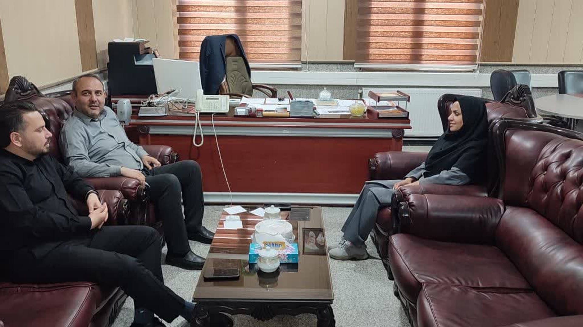 دیدار  شهردار شهر پرندک با فرماندار