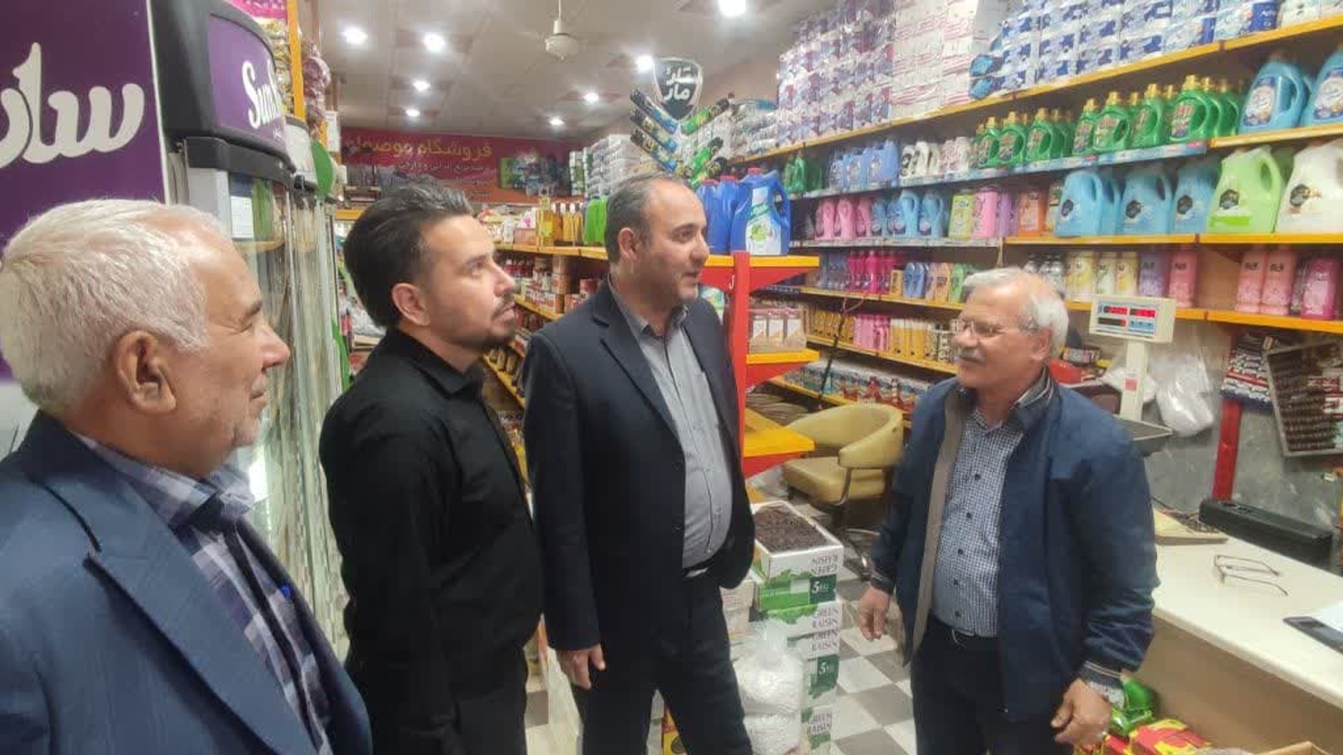 بازدید فرماندار از اصناف سطح شهر مامونیه