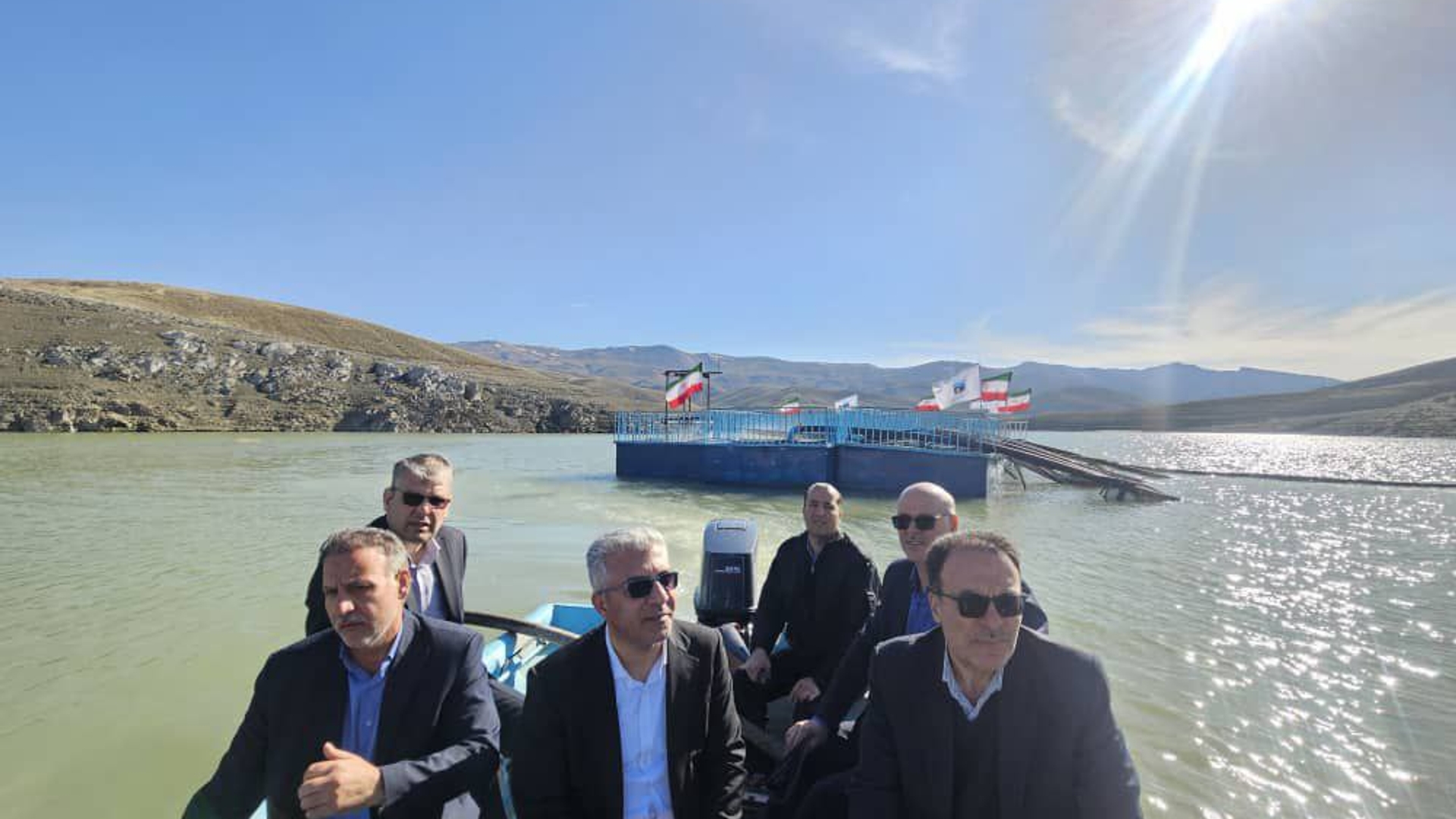 بازدید از وضعیت و حجم ذخیره آب سد کمال صالح شازند