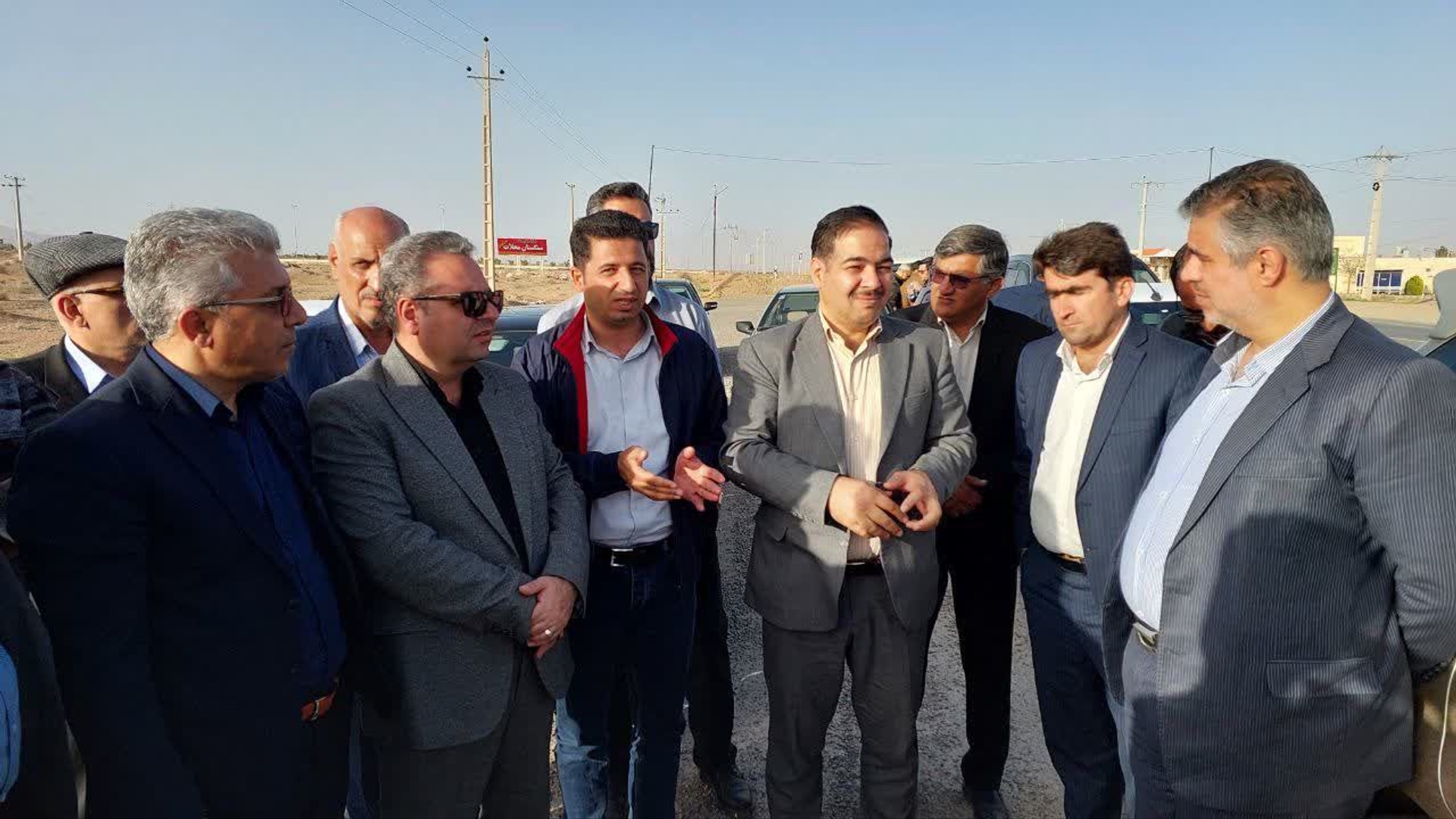 بازدید از محور باقرآباد-آبگرم و بررسی طرح ارتقای جاده