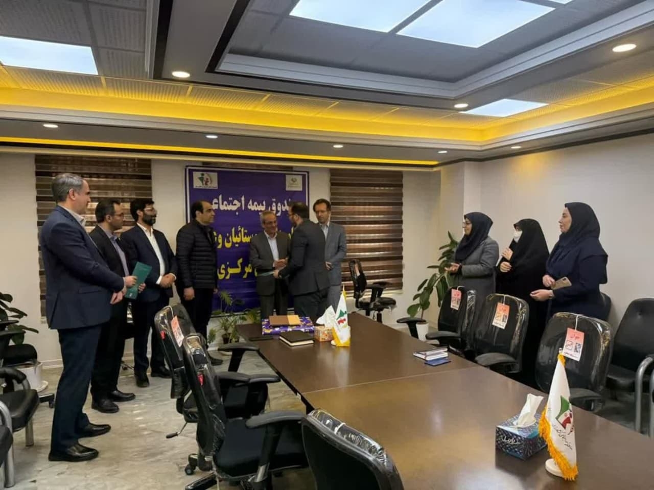 📌برگزاری آئین تکریم و معارفه سرپرست صندوق بیمه اجتماعی کشاورزان، روستائیان و عشایر استان