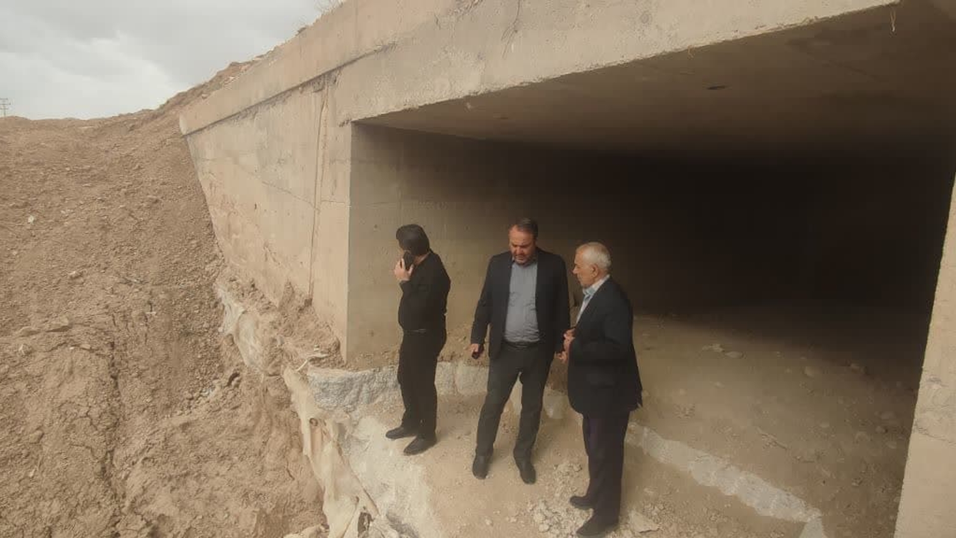 بازدید از پل زیرگذر حکیم آباد(موسوم به پل دستجرد)