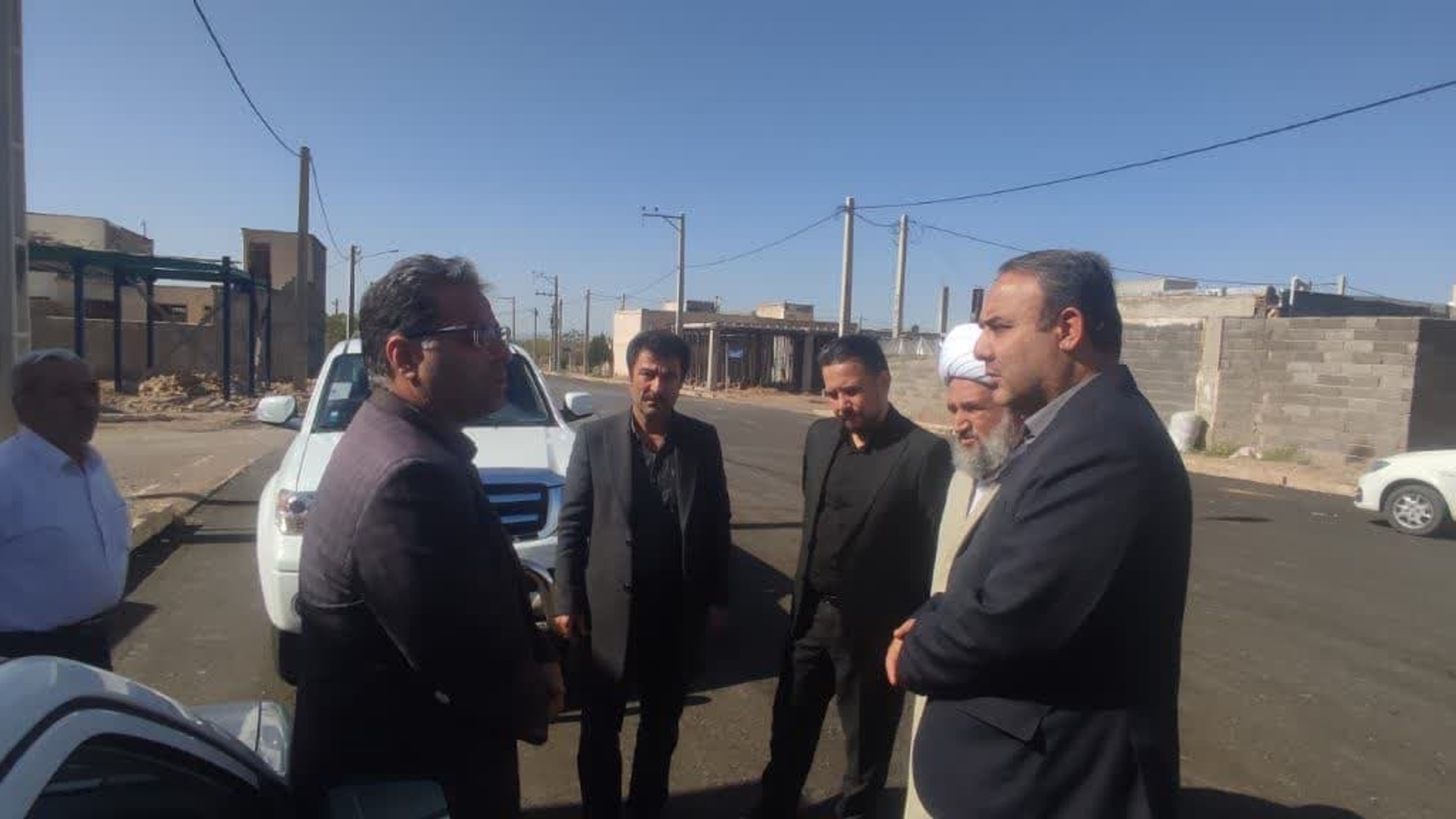 بازدید  از پروژه مسکن مهر  زاویه