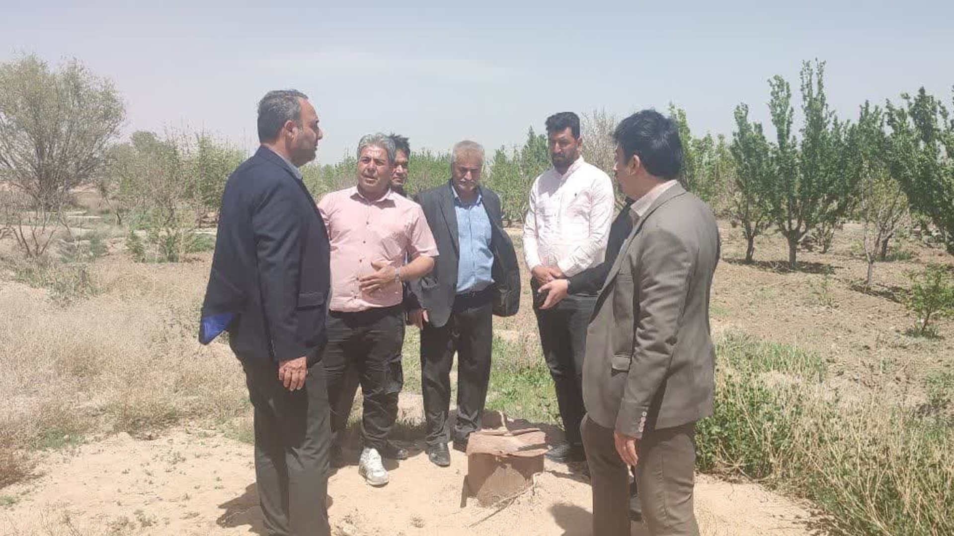 بازدید فرماندار از چاه جدید آب شرب  شهر خشکرود