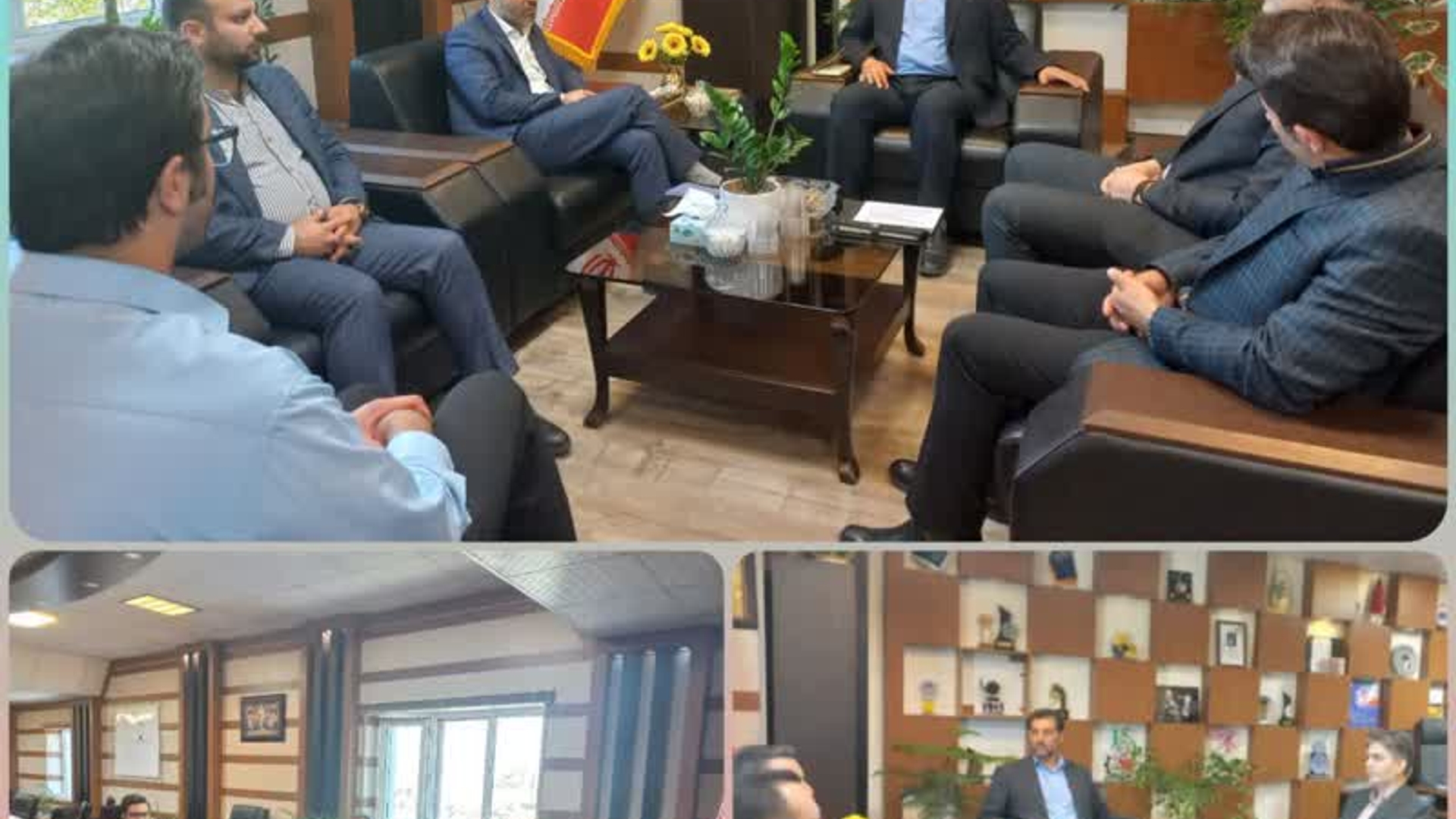 دیدار و نشست مدیر فناوری اطلاعات، امنیت فضای مجازی و شبکه دولت استانداری با سرپرست فرمانداری شهرستان شازند