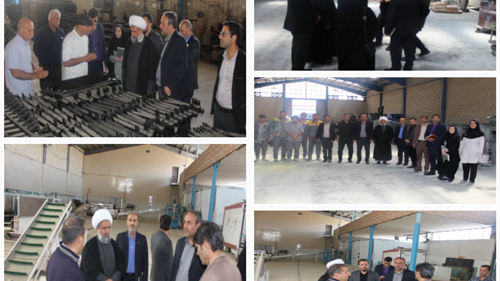 بازدید سرپرست فرمانداری شهرستان زرندیه از صنایع