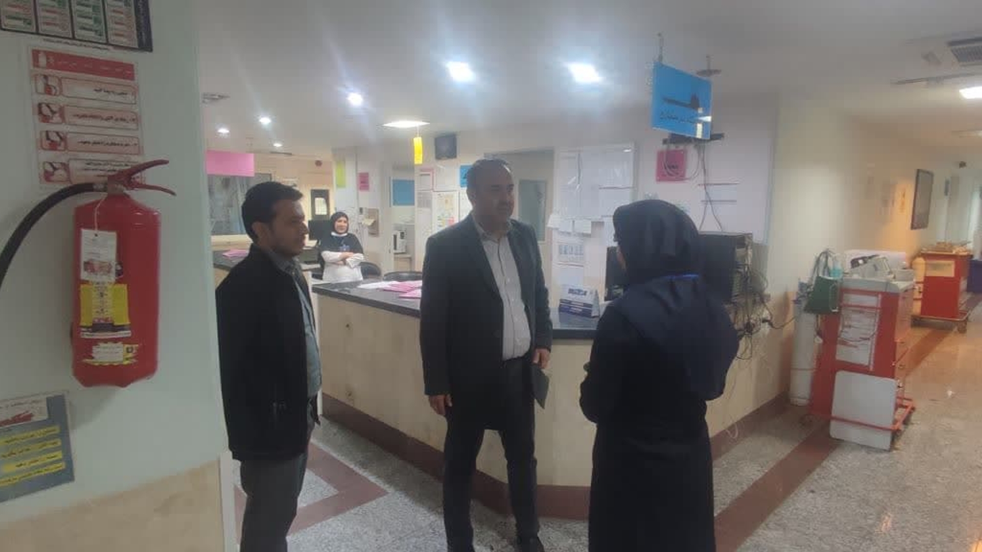 بازدید سرزده فرماندار از بیمارستان امام رضا (ع)