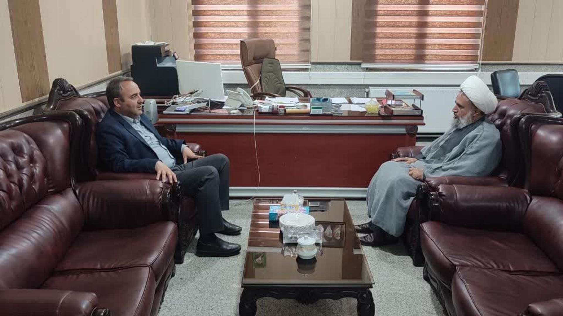 دیدار امام جمعه زاویه با فرماندار و بررسی مسائل بخش زاویه