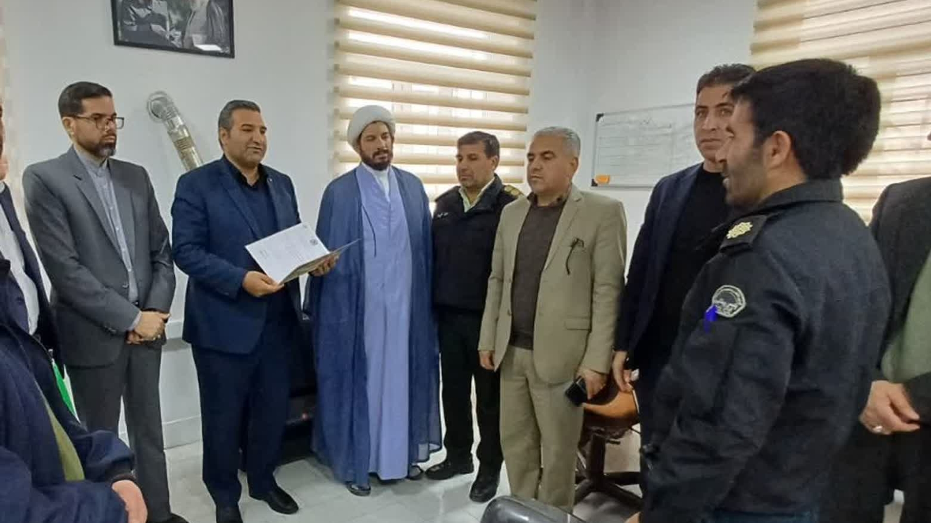 ✅ابلاغ حکم فرمانده انتظامی بخش میلاجرد صورت پذیرفت