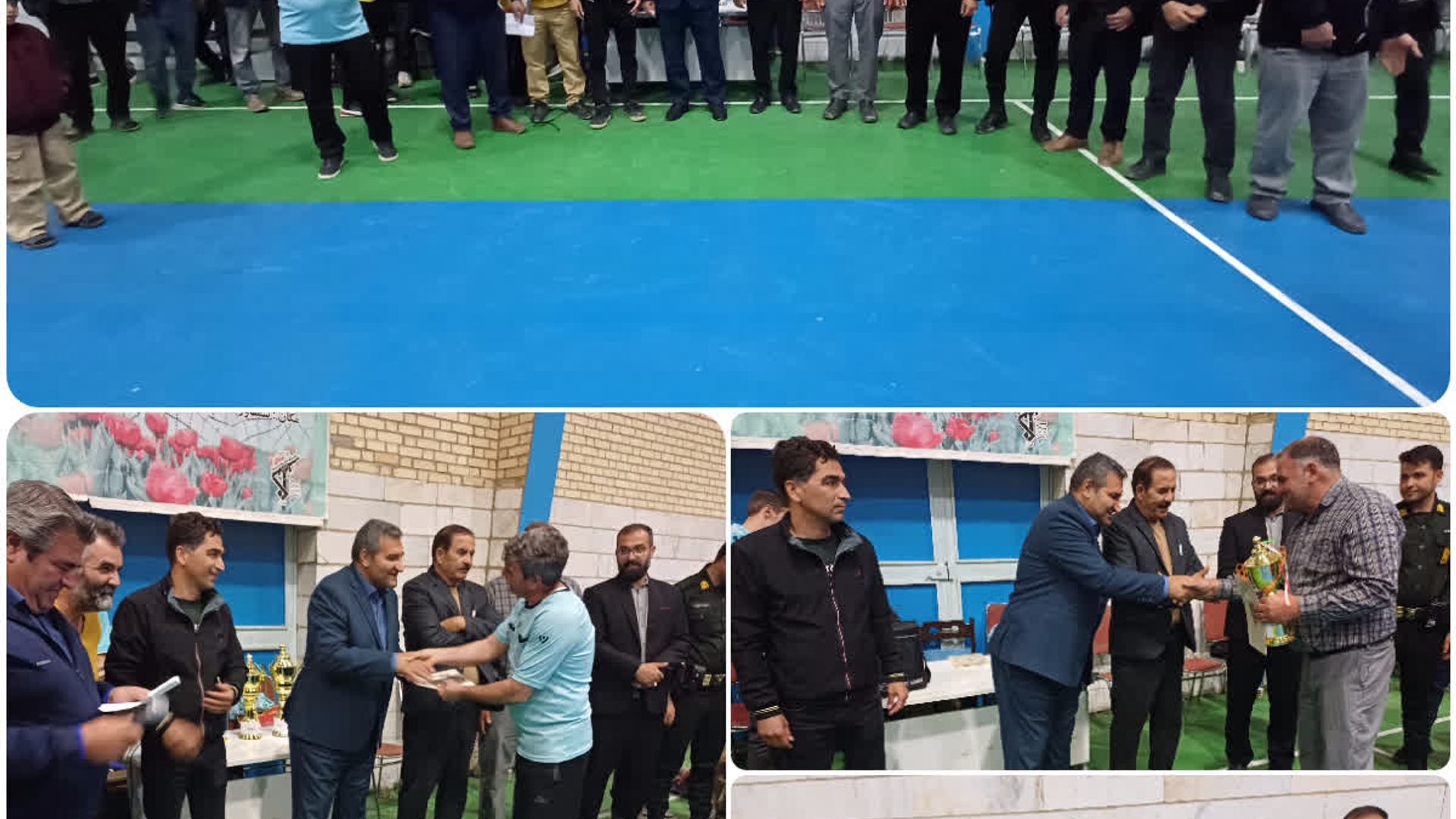 مراسم فینال و اختتامیه مسابقات فوتسال جام نوروز روستای سمقاور