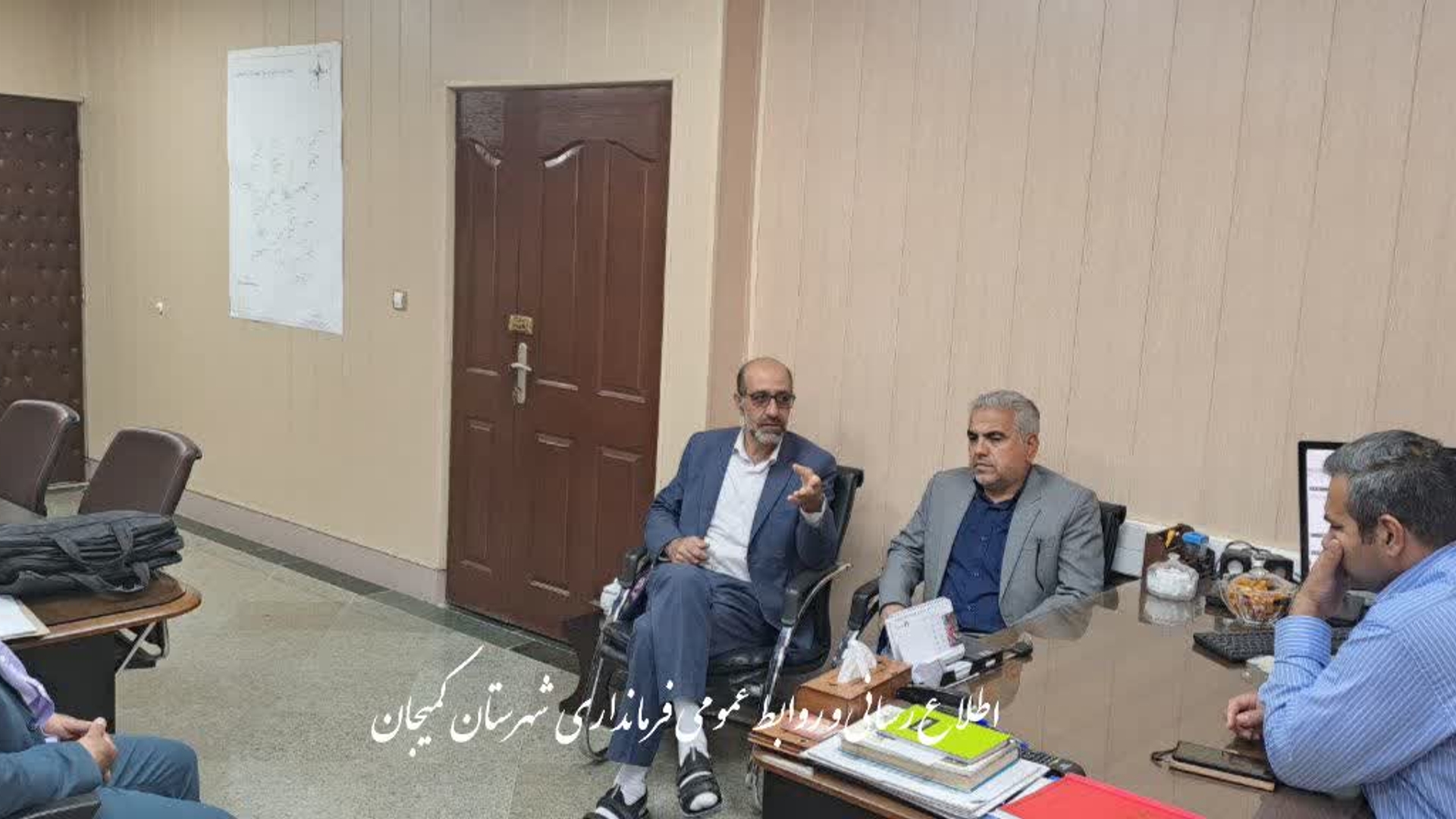 دیدار رئیس شورای اسلامی شهر میلاجرد و رئیس شرکت تعاونی روستایی بخش میلاجرد