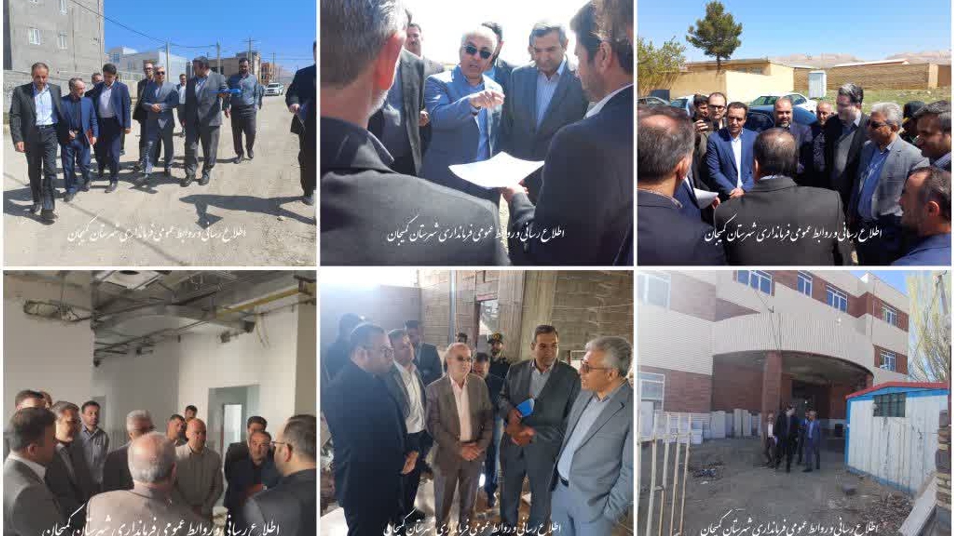 🔻در راستای بررسی وضعیت و تسریع در روند تکمیل پروژه های عمرانی شهرستان کمیجان: