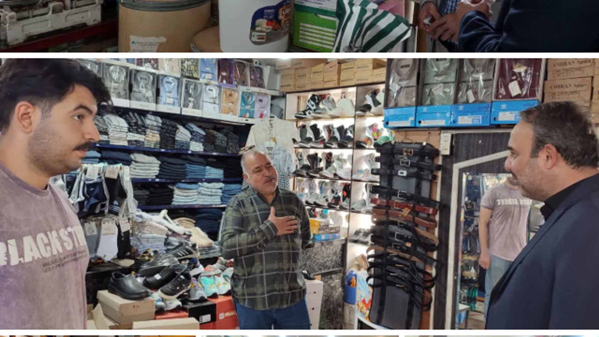 بازدید فرماندار  از اصناف سطح شهر مامونیه