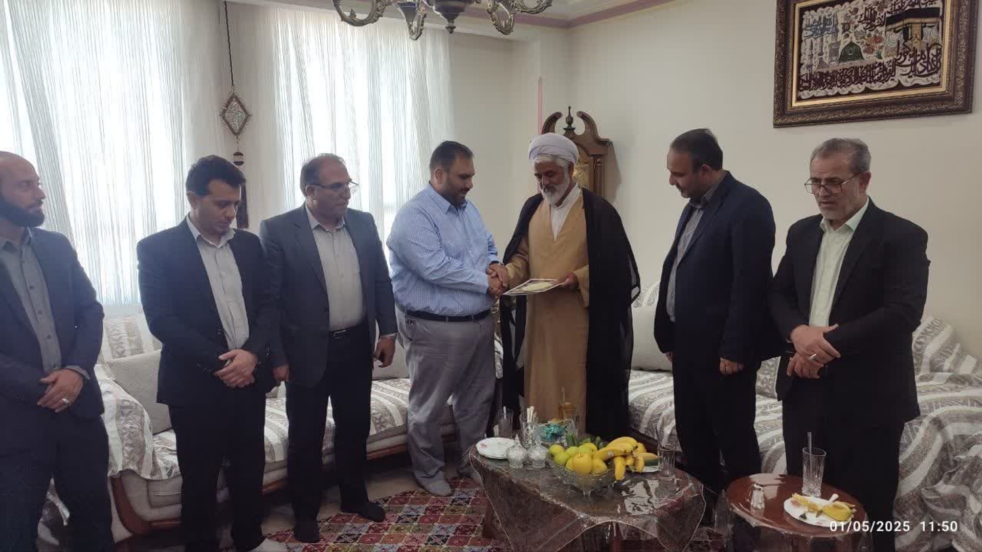 دیدار فرماندار با نماینده و خبرنگار صدا و سیما استان در شهرستان زرندیه