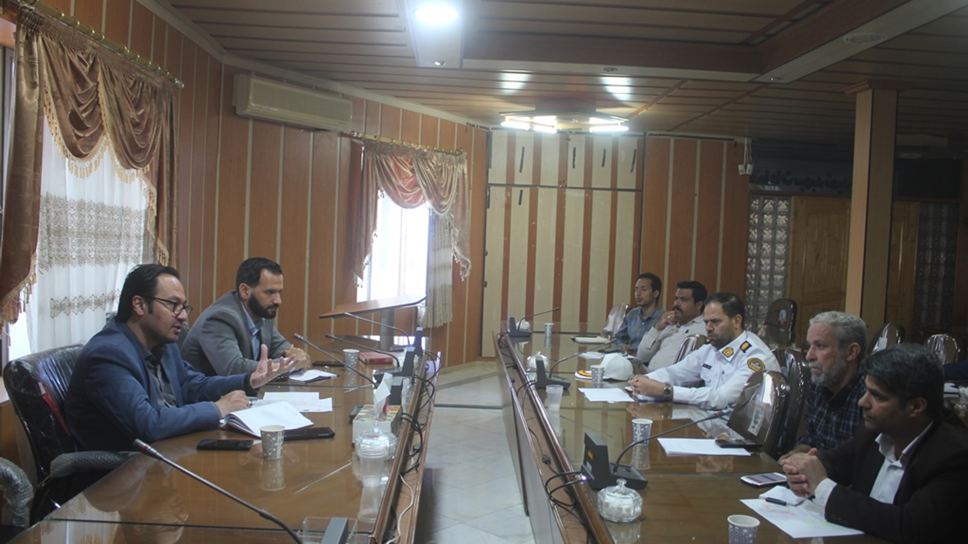 جلسه هماهنگی اجرای پروژه اصلاح شبکه گاز محدوده میدان انقلاب خمین برگزار شد