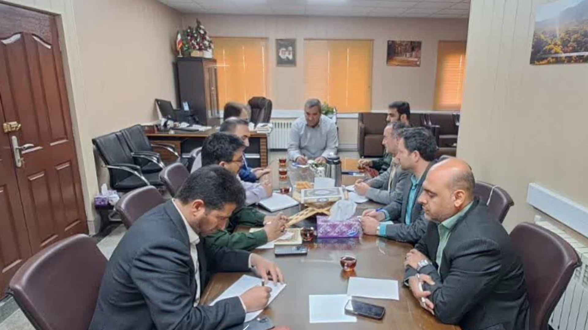 🔻جلسه هماهنگی برگزاری یادبود شهدای گمنام در شهرستان کمیجان