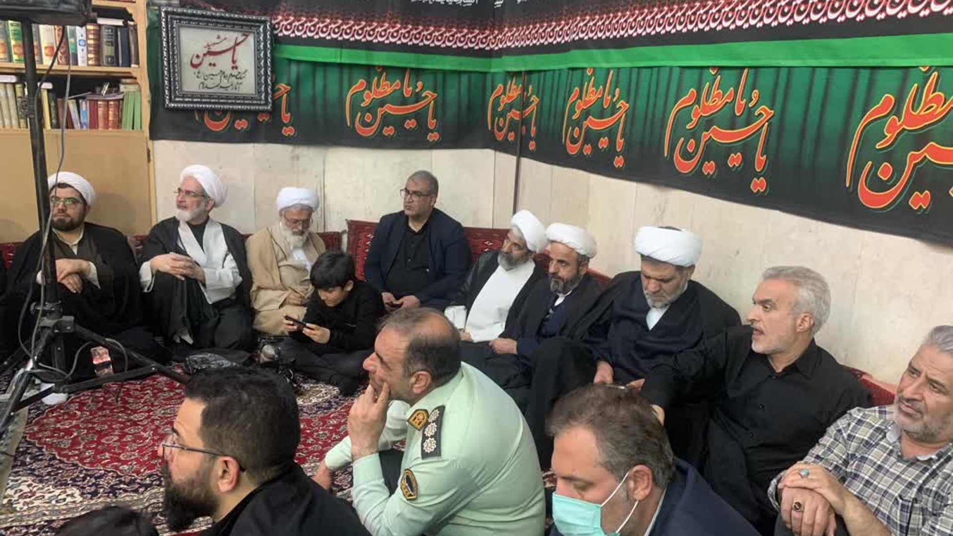 🔘مراسم سوگواری شام غریبان شهادت امام جعفر صادق علیه السلام