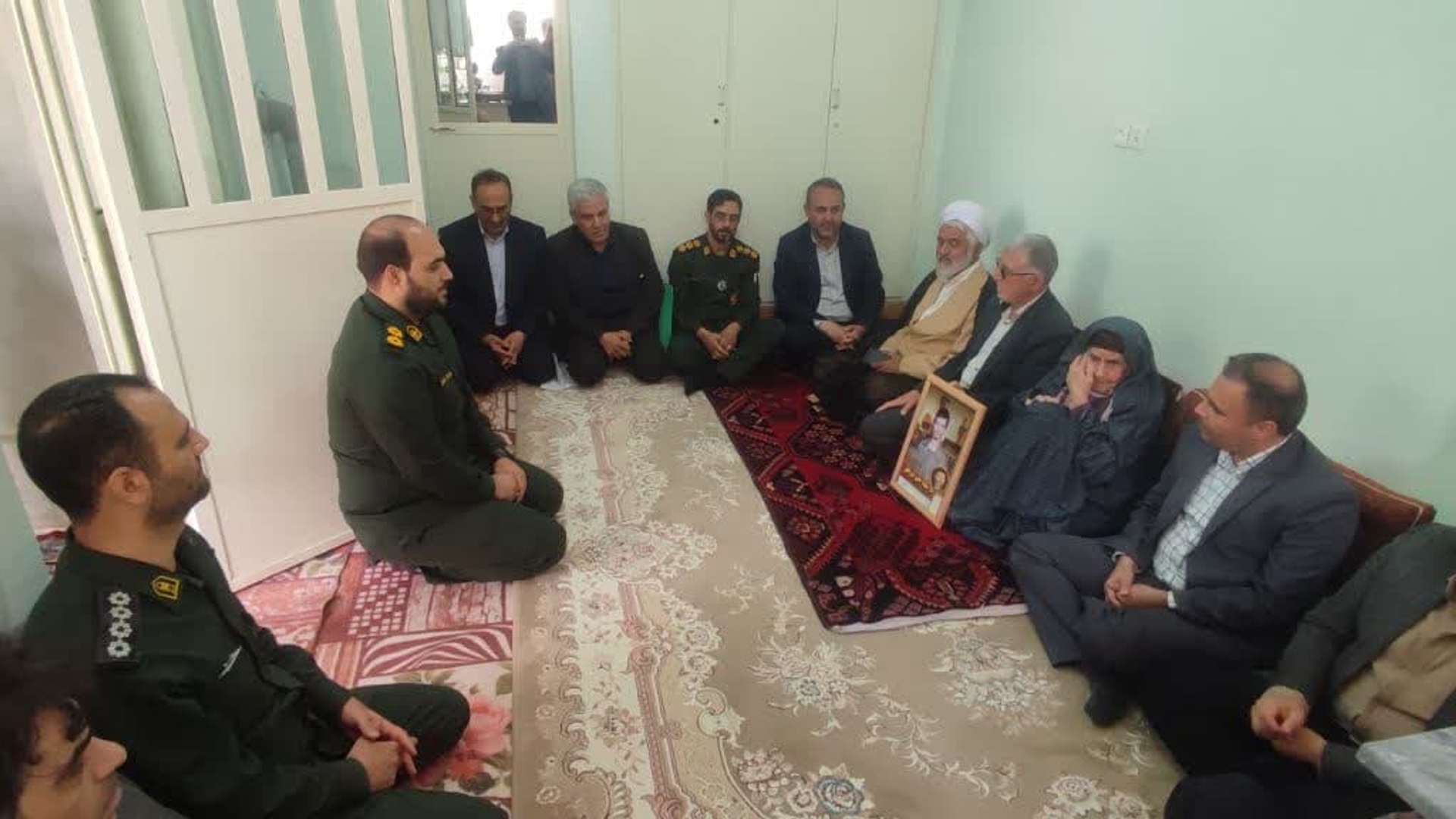 دیدار  با خانواده معظم پاسدار "شهید علی تورانلو" در شهر رازقان.