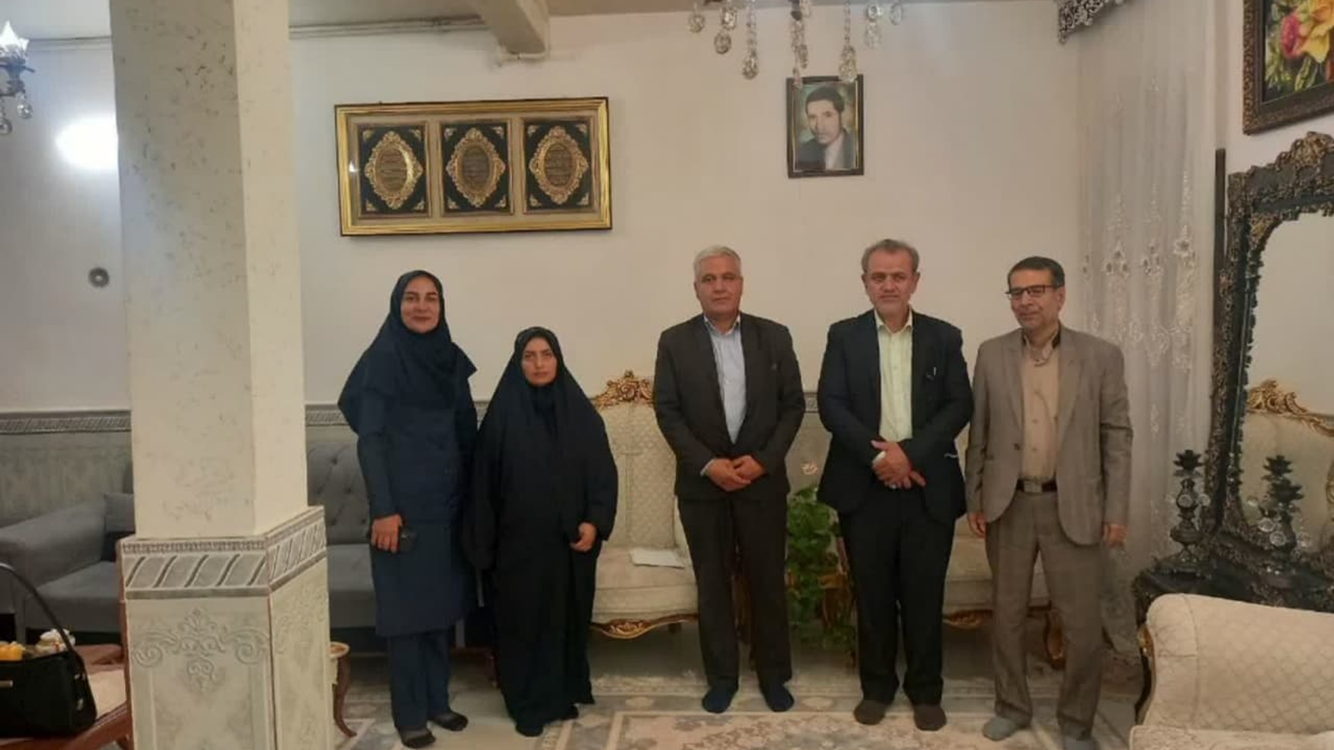 دیدارو تجلیل از فرزند شهیدوالامقام قربانعلی وفایی درشهر مامونیه