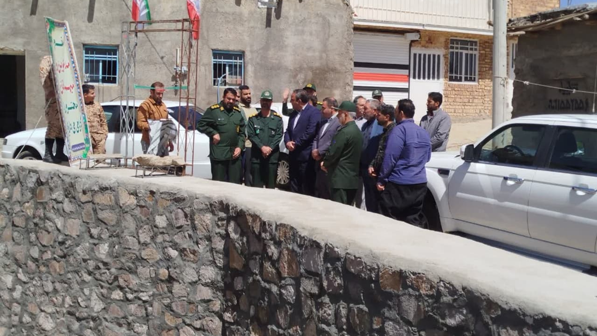 بازدید از محل بازسازی و مرمت چشمه بزرگ روستاهای چناقچی علیا و امیرآباد