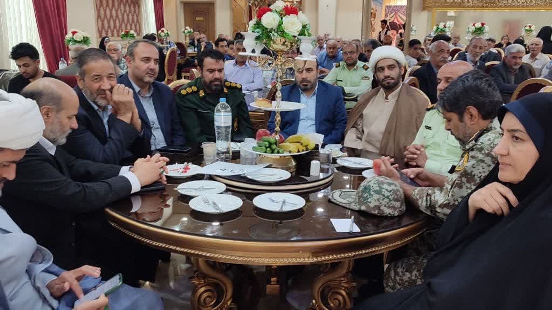 برگزاری مراسم ضیافت خانوادگی بازنشستگان گرانقدر نیروهای مسلح شهرستان زرندیه