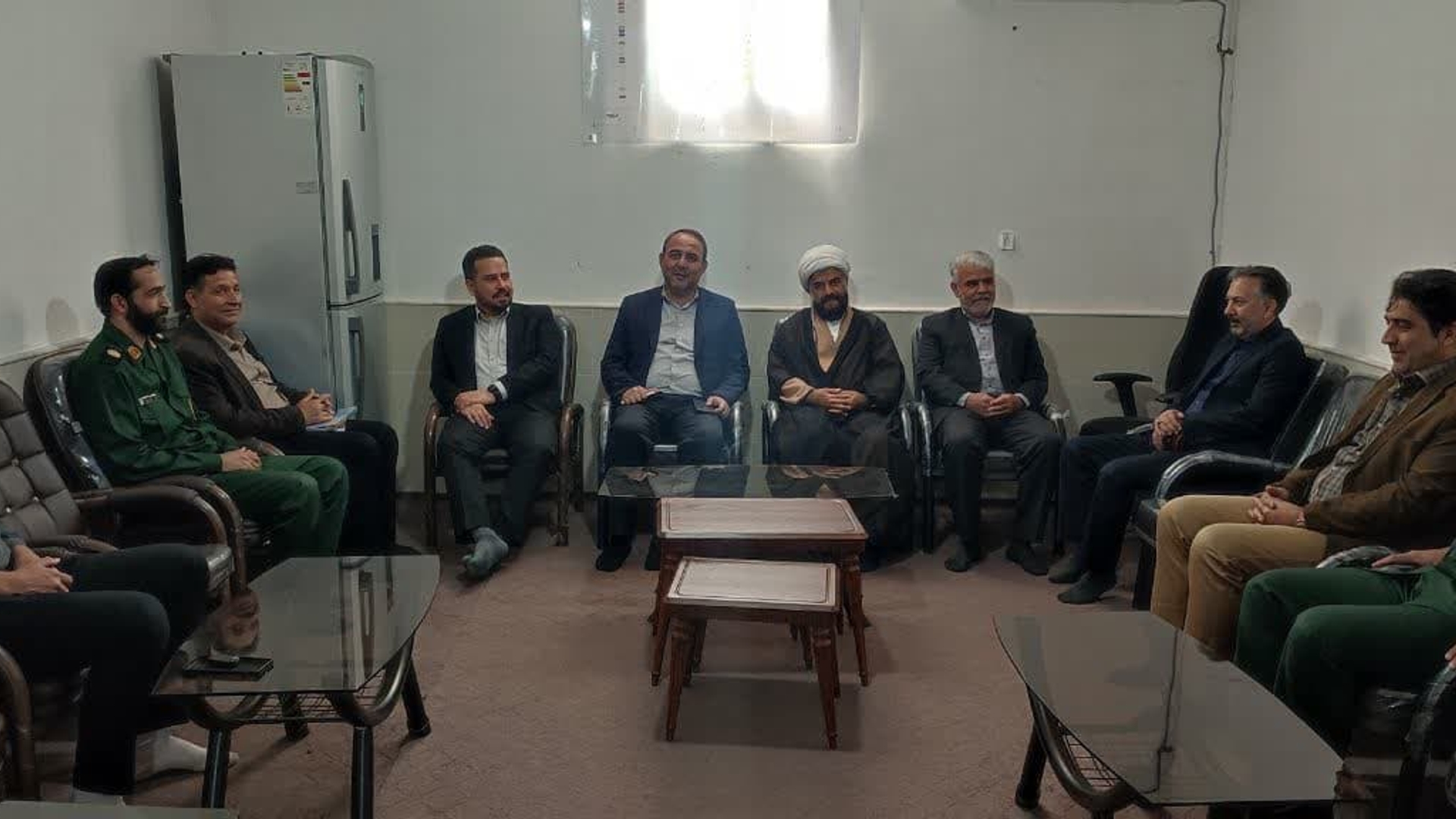 بازدید  از حوزه مقاومت شهید سلیمانی شهر خشکرود