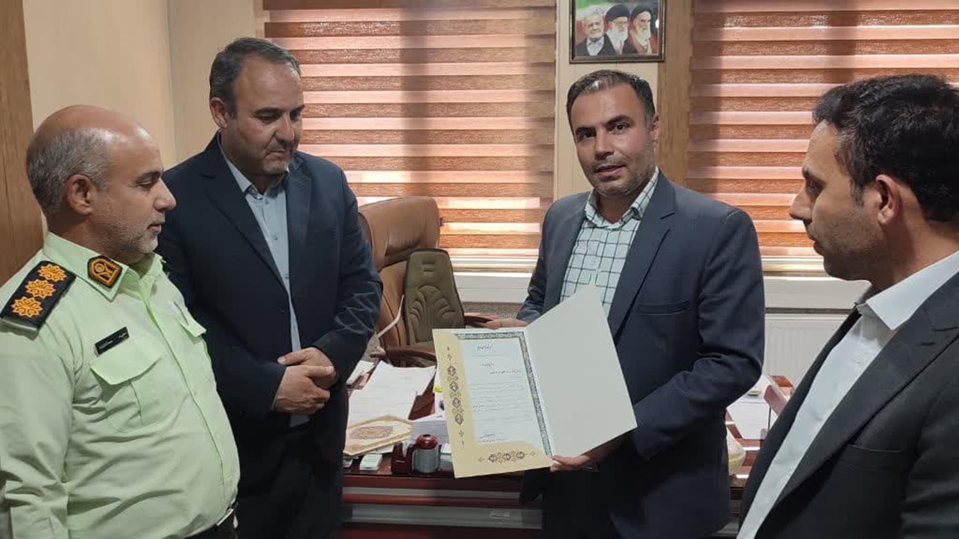 تودیع و معارفه بخشدار خرقان