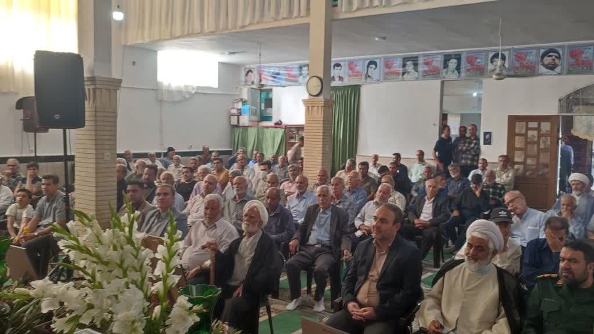 مراسم یادواره شهدای گرانقدر هشت سال دفاع مقدس روستای حکیم آباد