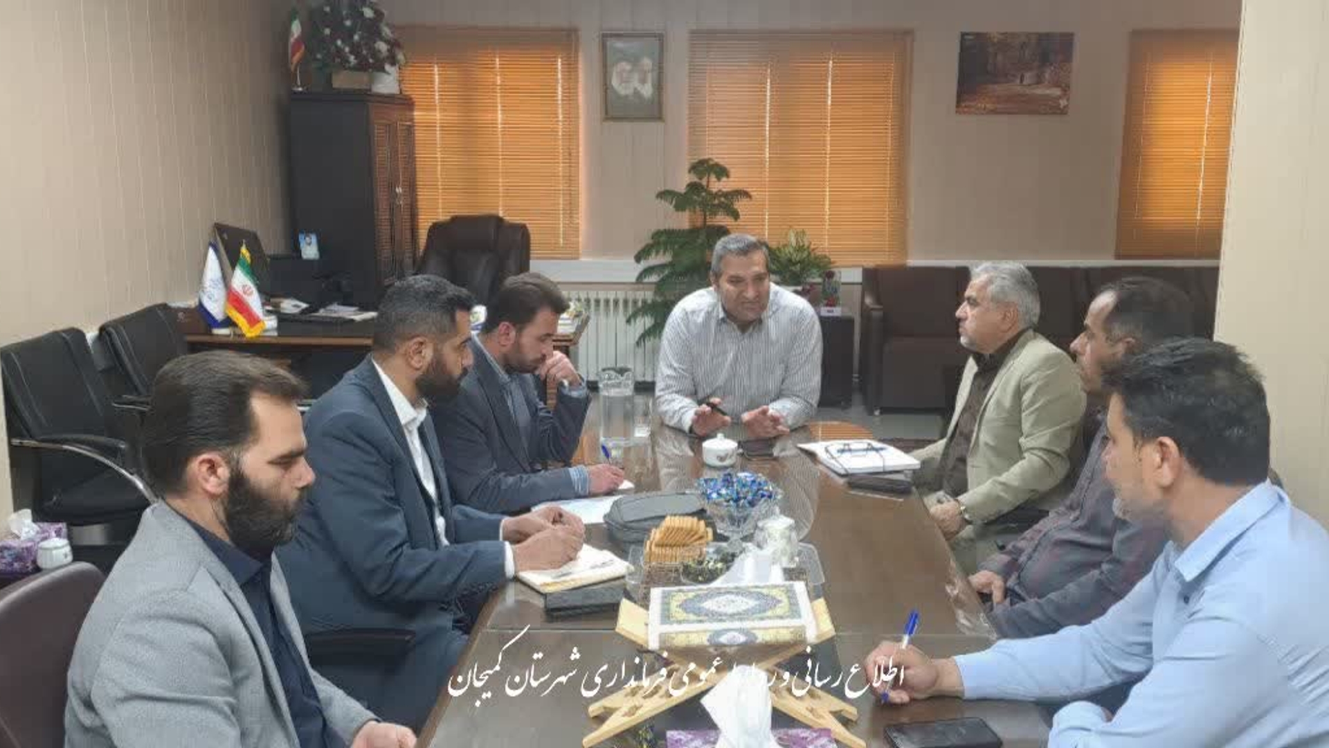 🔻برگزاری جلسه شورای اسلامی شهرستان کمیجان