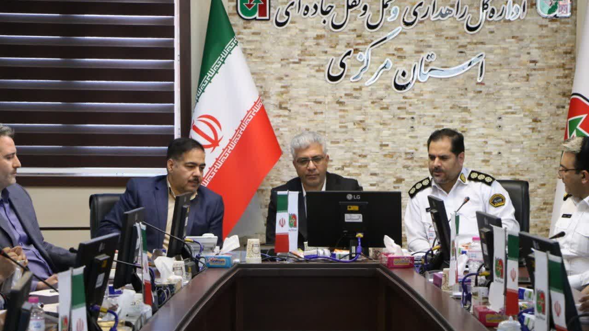 جلسه کمیسیون ایمنی راه‌های استان مرکزی