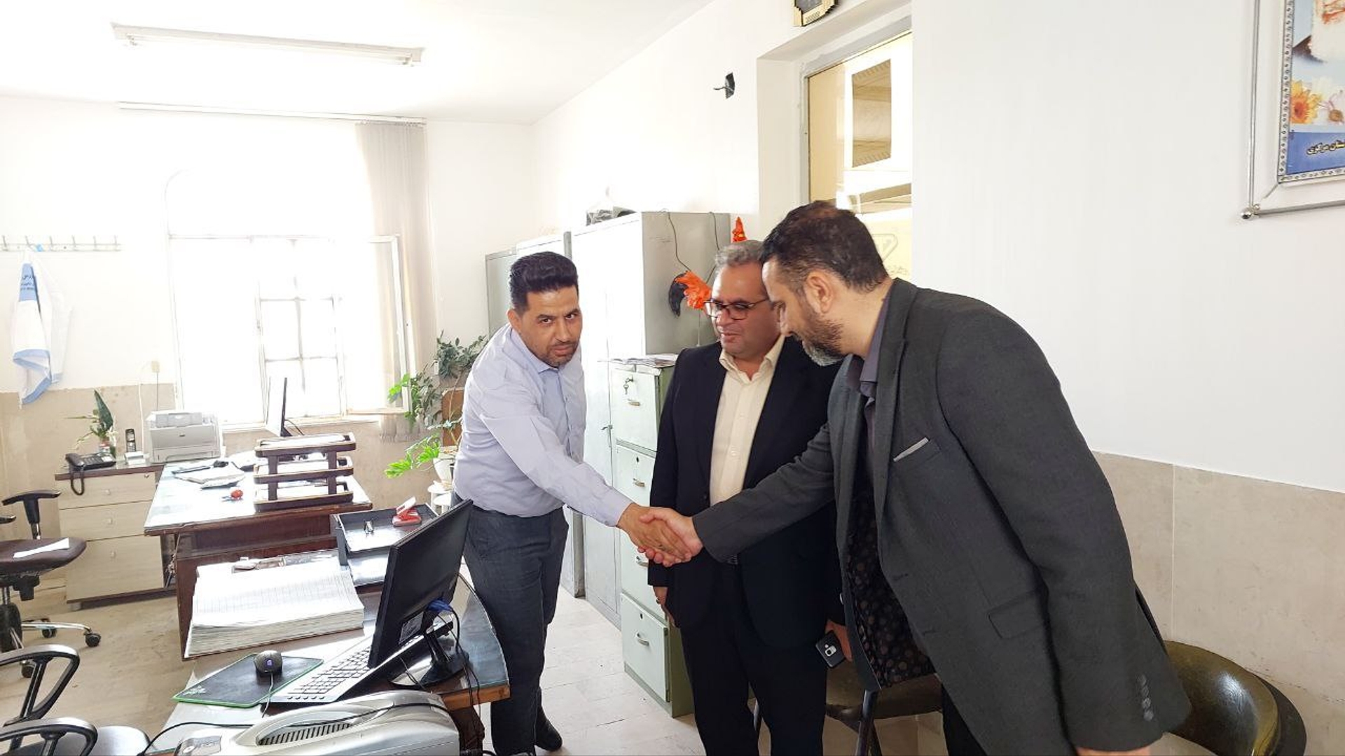 بازدید سرزده فرماندار شهرستان محلات از اداره‌ی دامپزشکی شهرستان