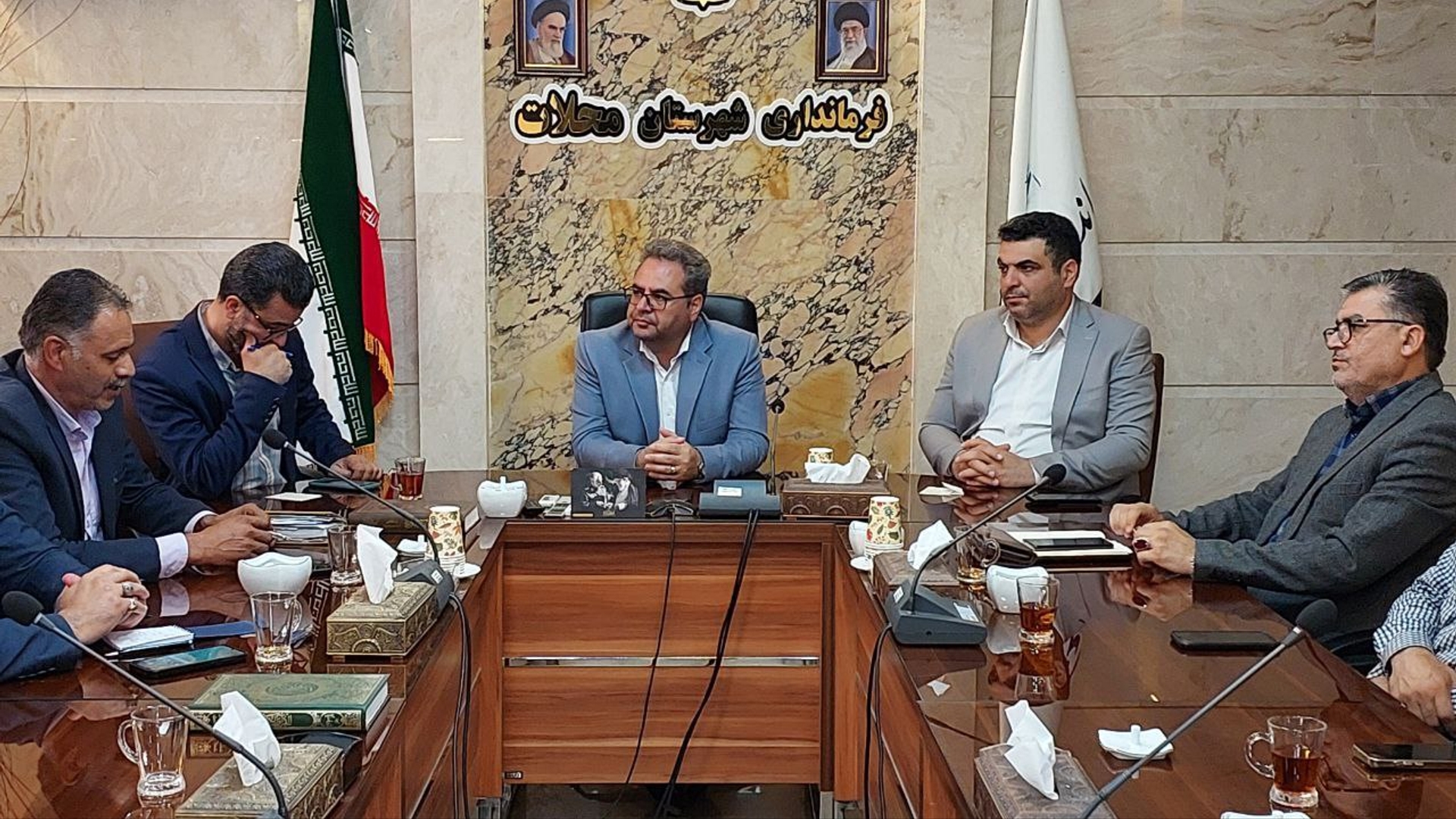 جلسه هماهنگی برگزاری نمایشگاه  گل محلات برگزار شد.