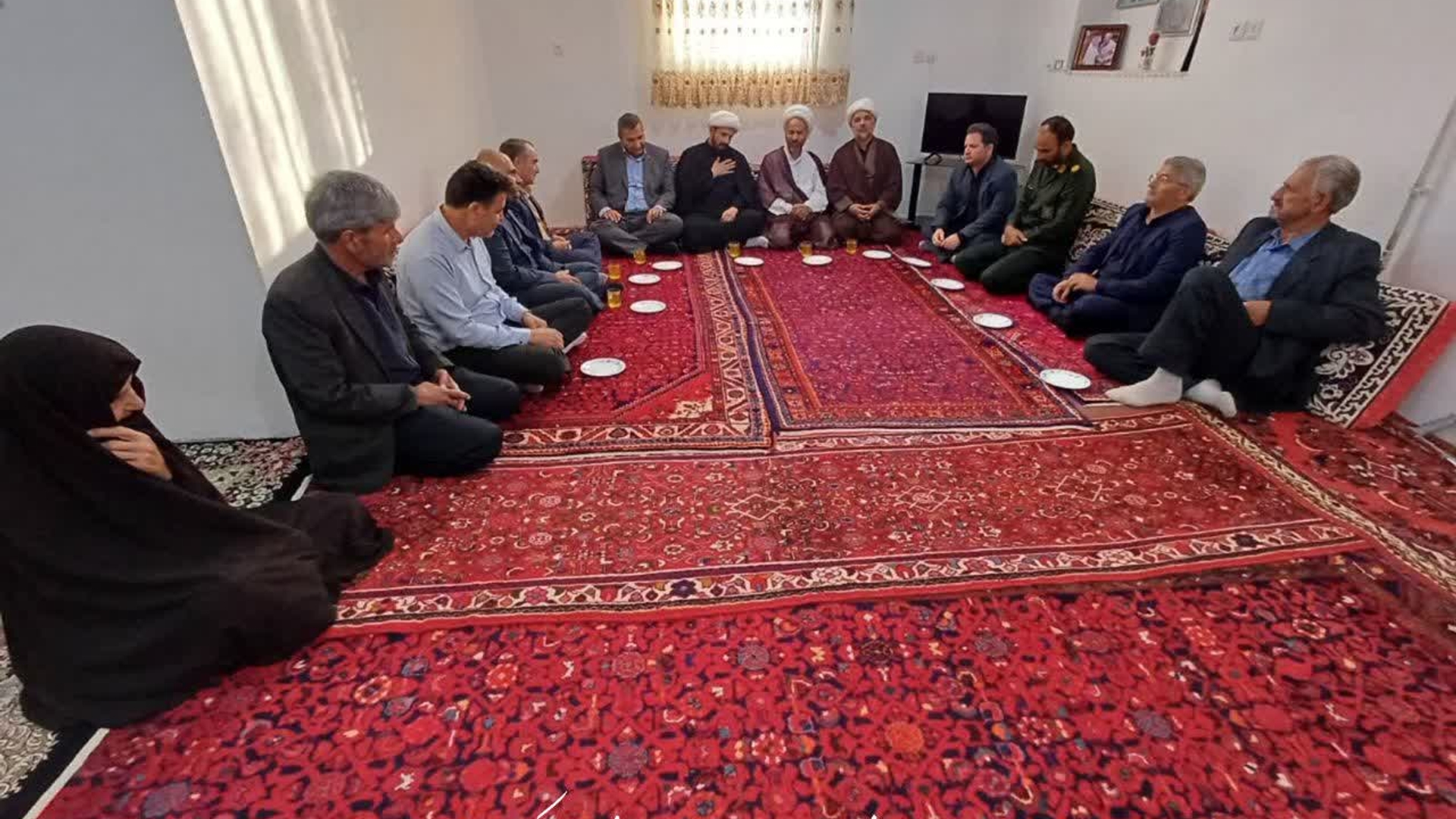 🔻دیدار و تجلیل از خانواده‌های معظم شهدا در روستای امام‌زاده عباس
