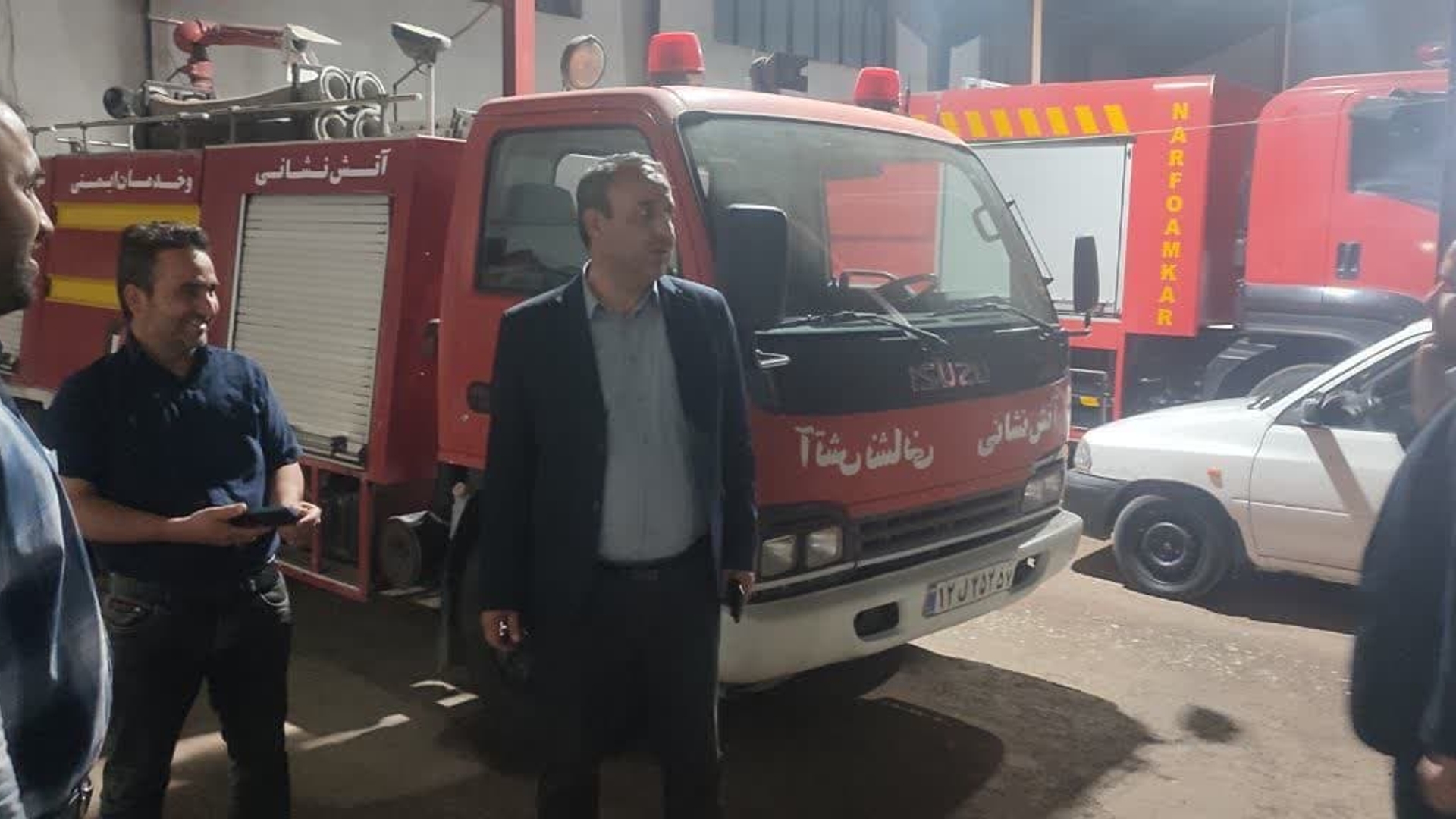 بازدید از اتش نشانی شهر مامونیه