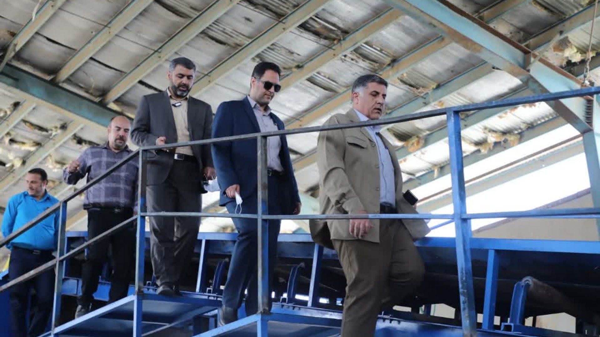 بازدید مهندس سلیمانی سرپرست دفتر امور شهری و شوراهای استانداری مرکزی از محل سایت دفن و پردازش زباله های شهری اراک