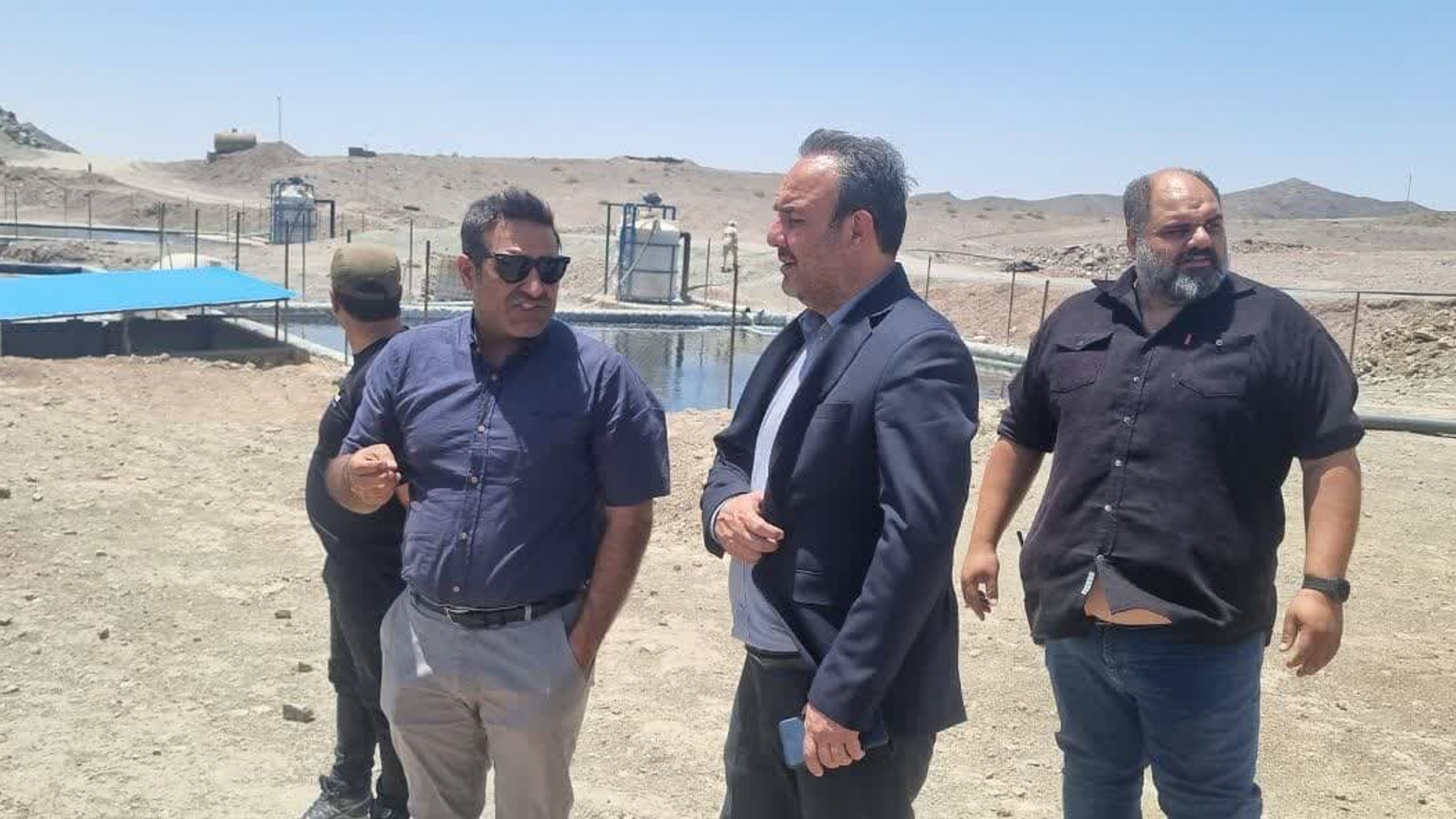 بازدید جناب آقای مروتی از معدن مس افق