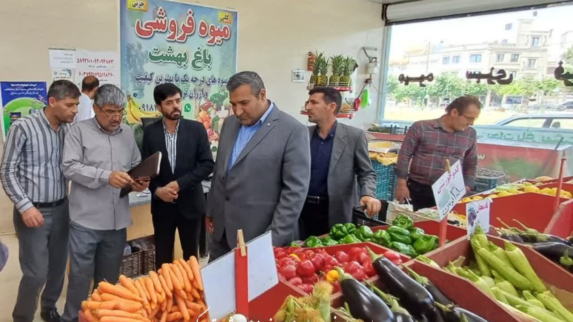 🔻بازدید سرزده فرماندار شهرستان کمیجان از واحدهای صنفی میوه و صیفی‌جات
