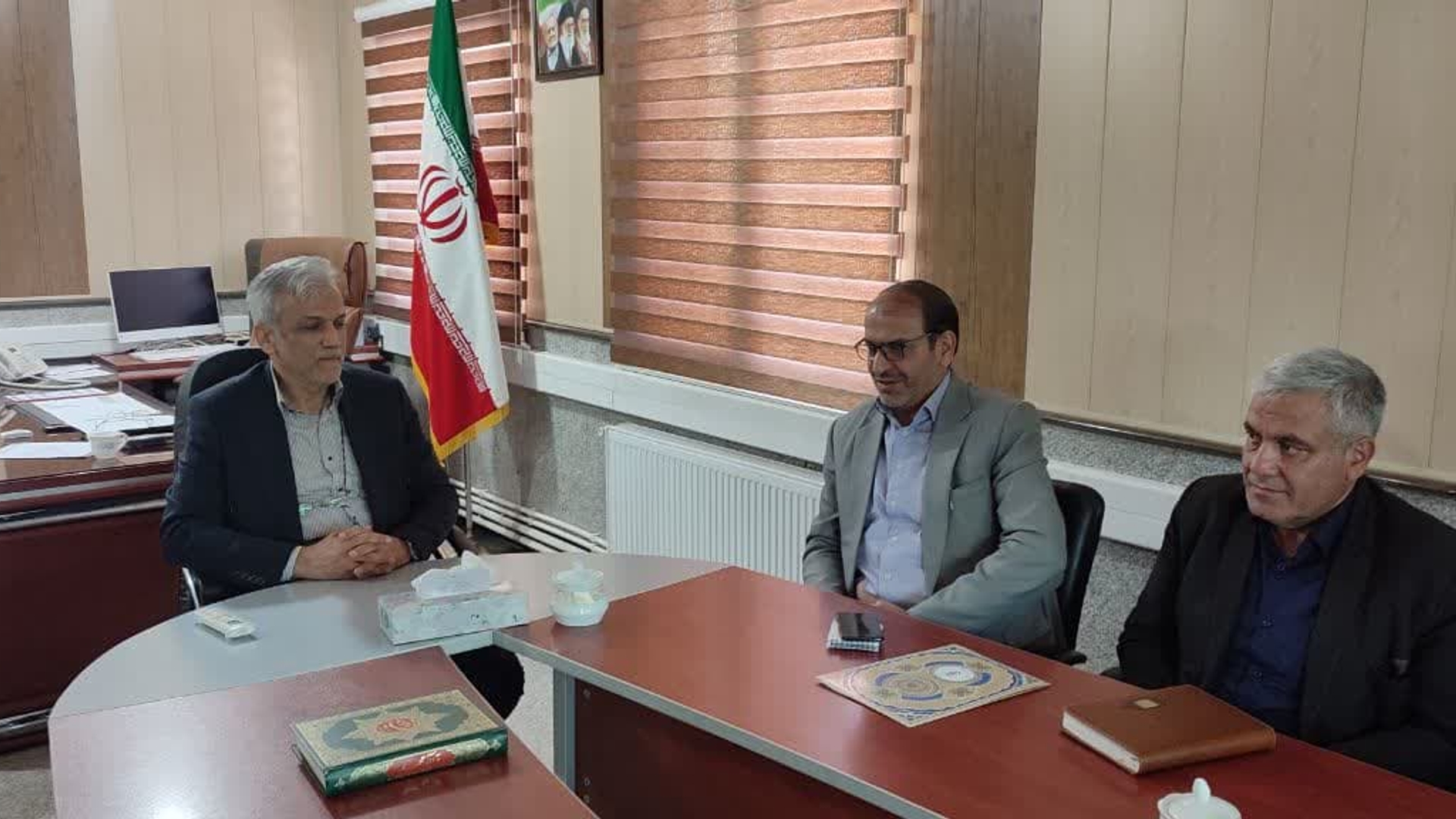 دیدار مدیرکل بنیاد شهید استان مرکزی با سرپرست فرمانداری زرندیه