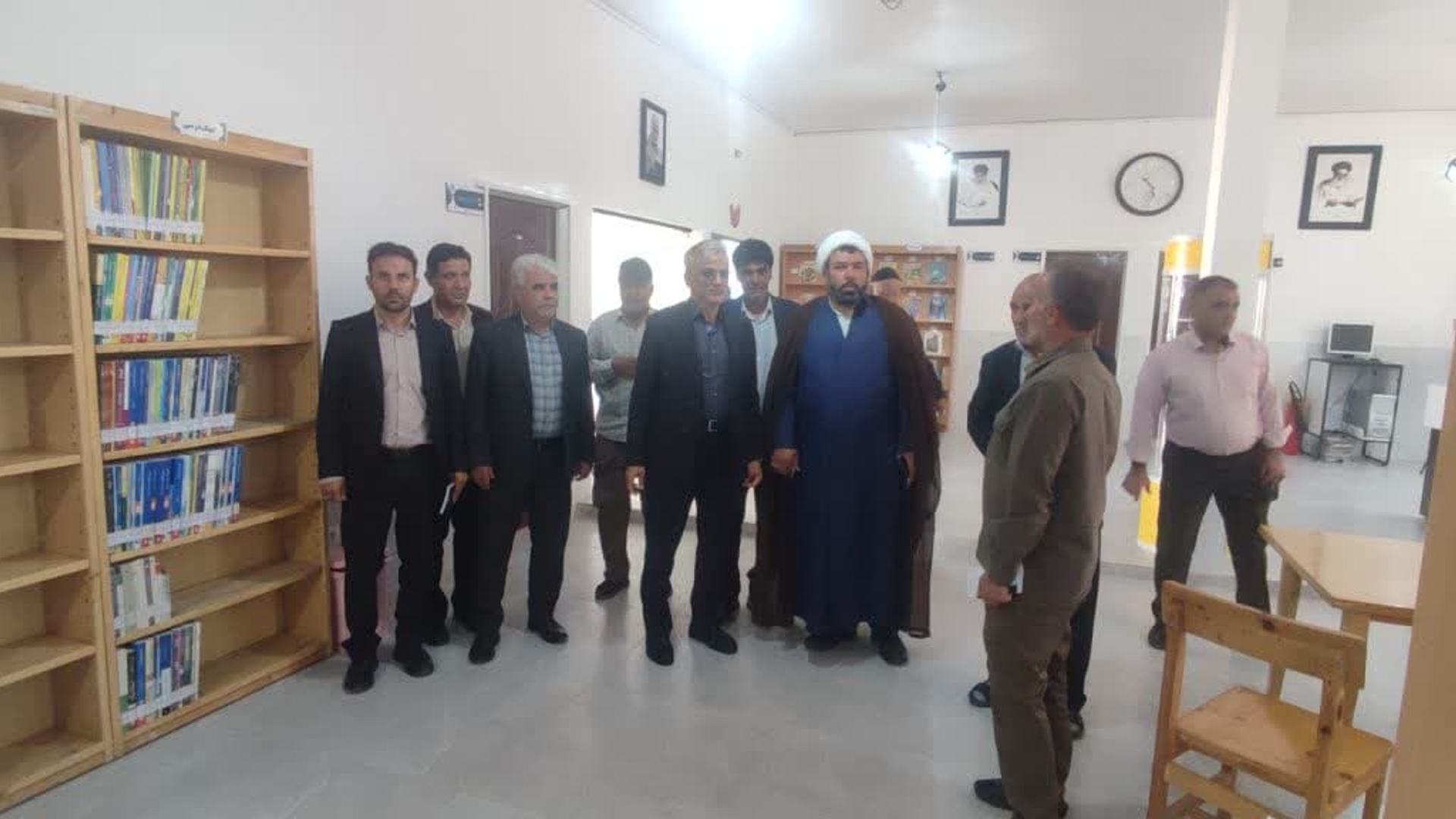 بازدید مسئولان ارشد از کتابخانه عمومی روستای علیشار