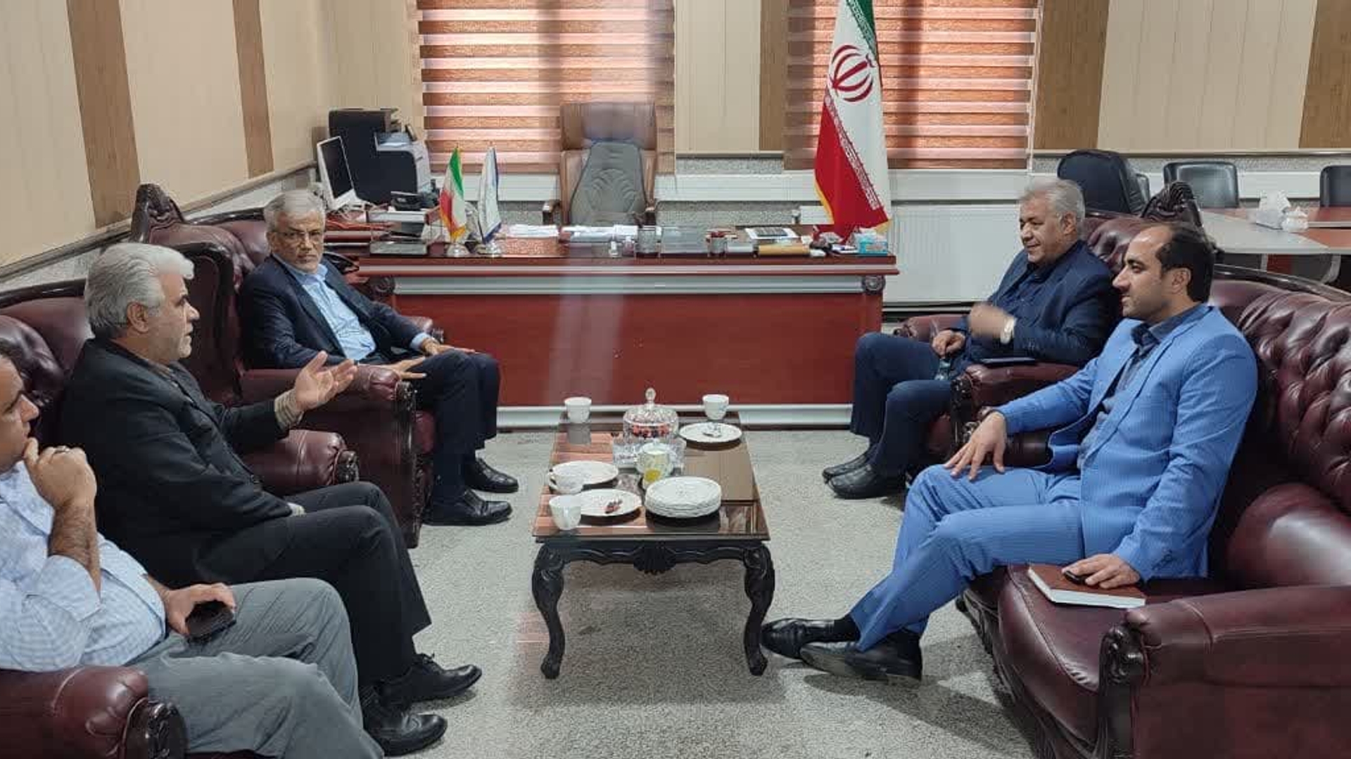 دیدار مدیرکل جهاد کشاورزی استان با دکتر احمدی در زرندیه