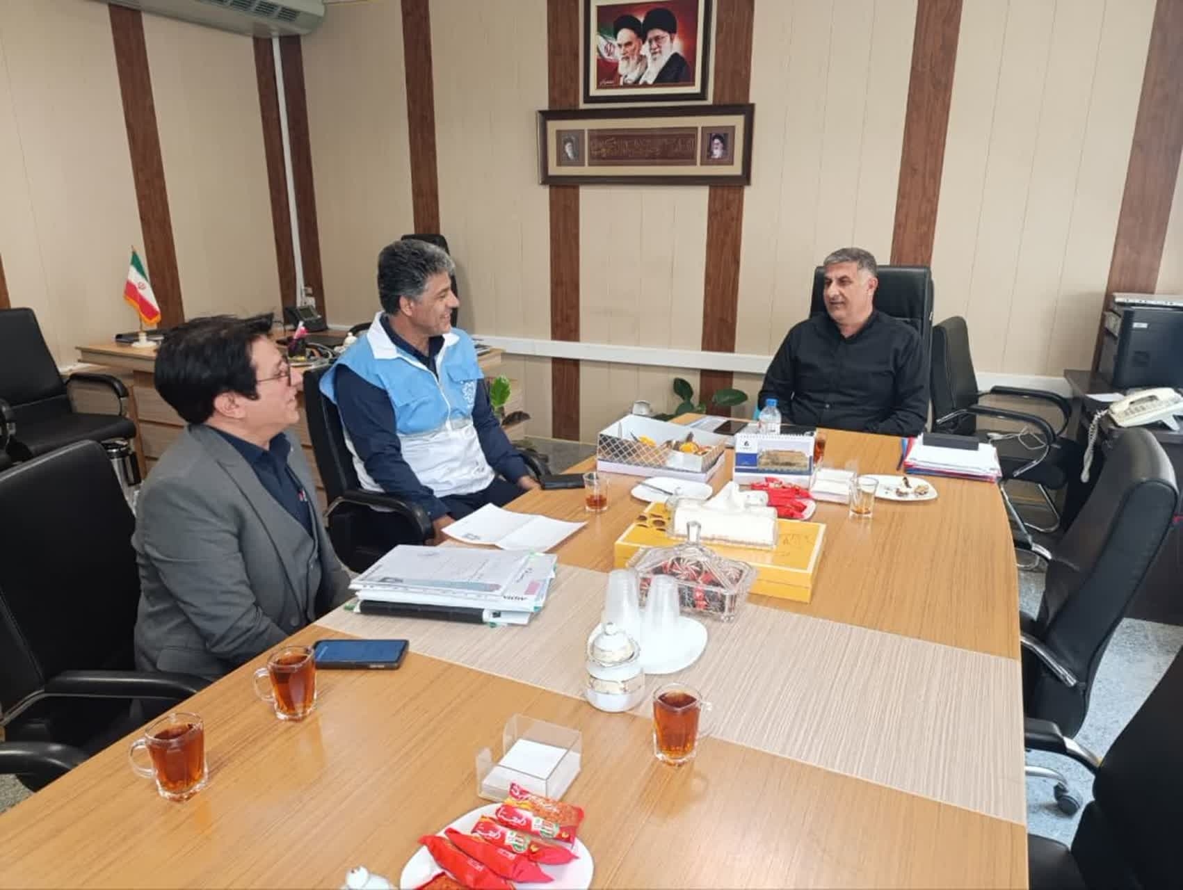 دیدار شهردار ساوه با مدیر کل دفتر امور شهری و شوراهای استانداری مرکزی